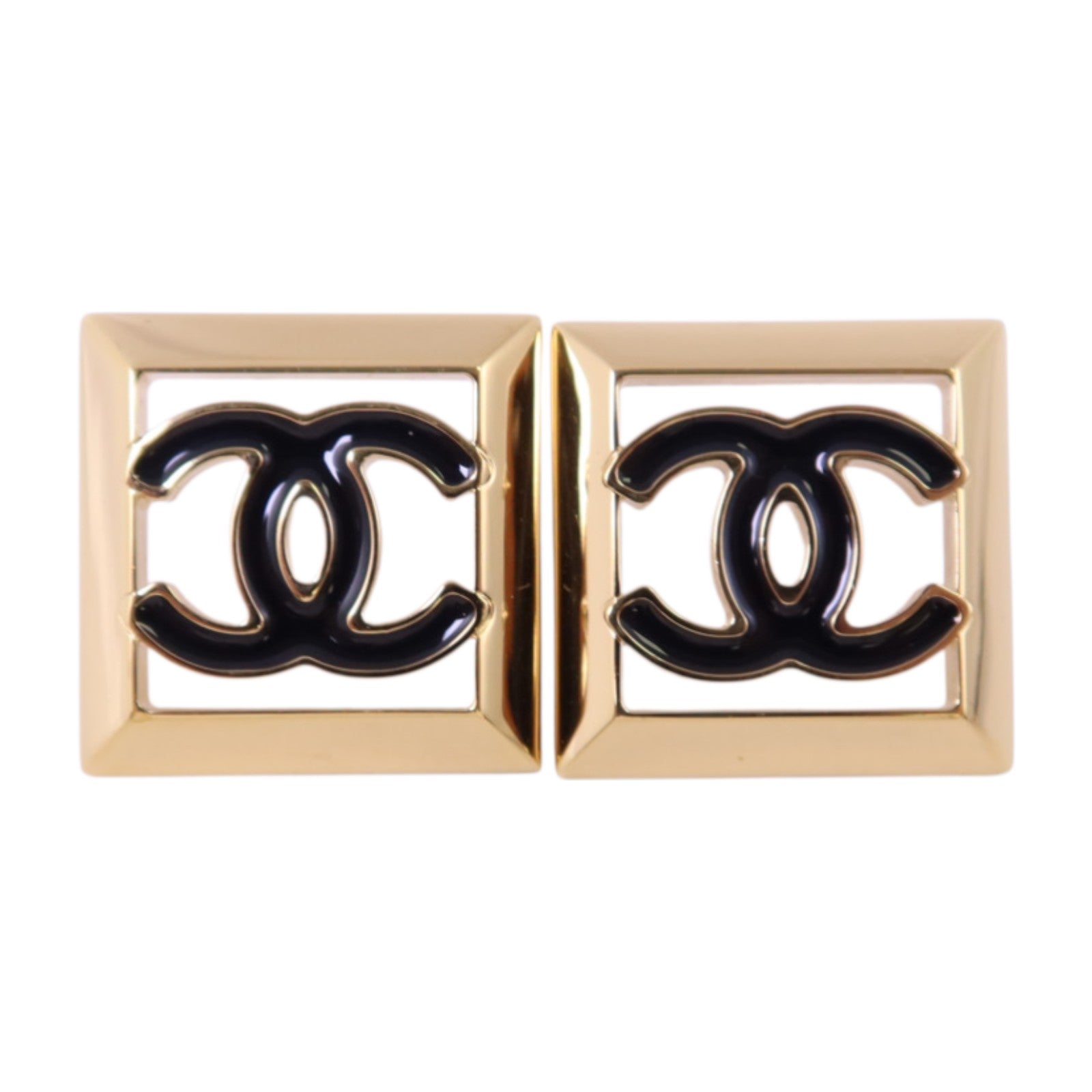 CHANEL 金屬Earrings金扣耳環