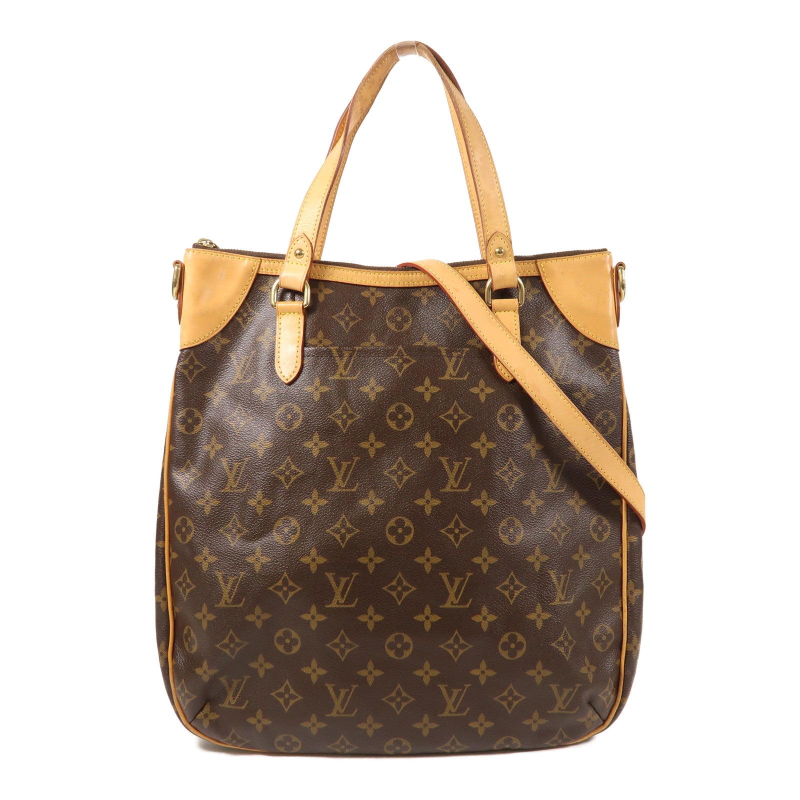 LOUIS VUITTON Monogram Odeon GM金扣手挽肩背兩用袋