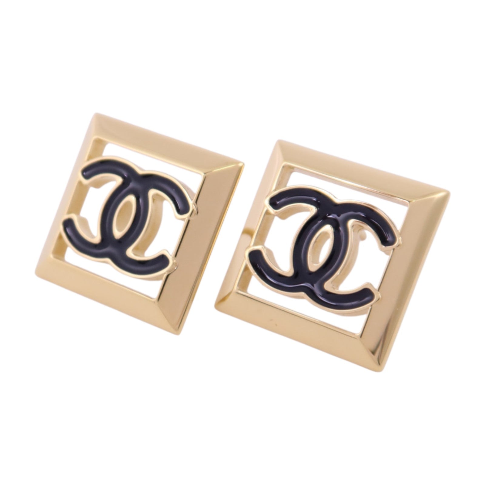 CHANEL 金屬Earrings金扣耳環