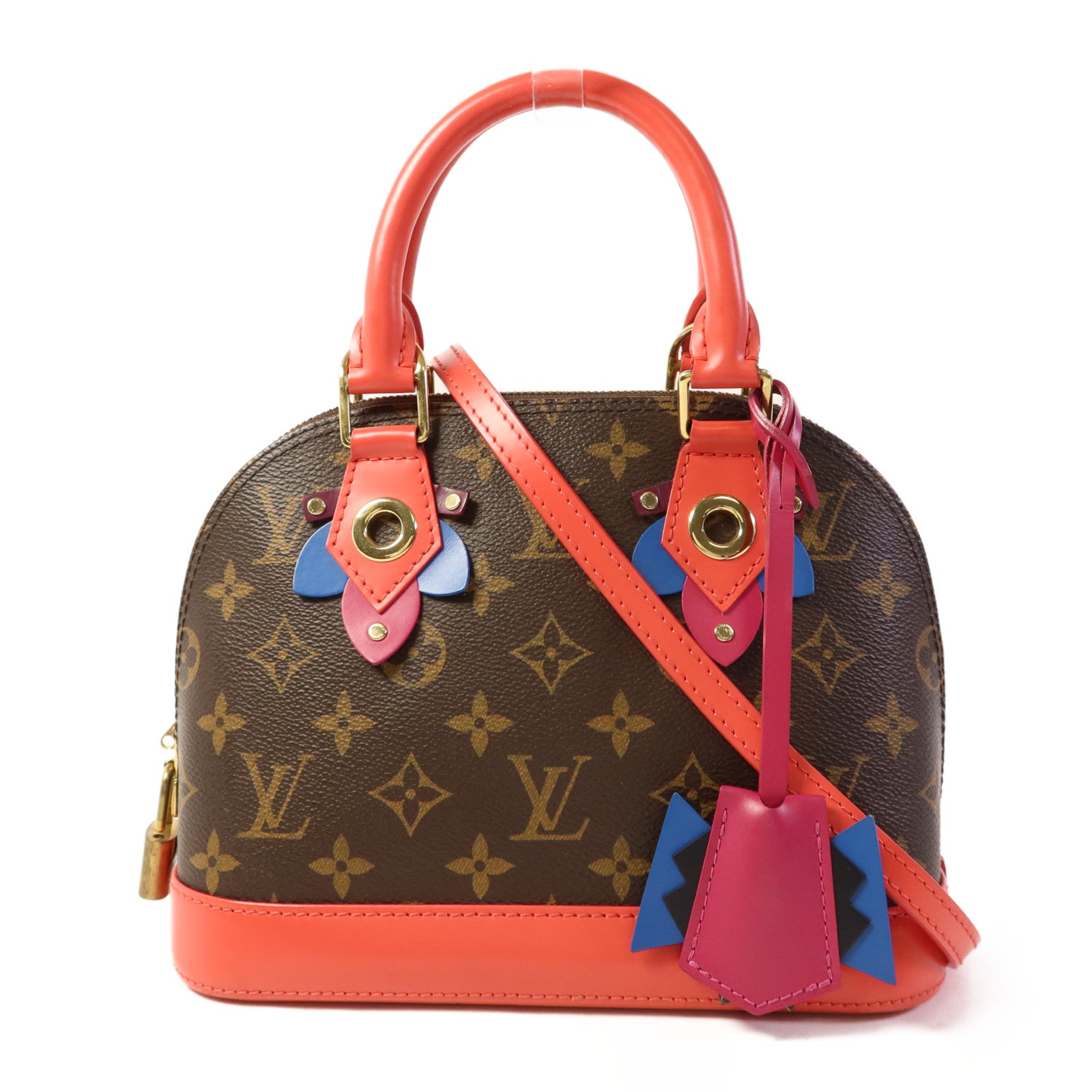 LOUIS VUITTON Monogram Alma BB金扣手挽肩背兩用袋
