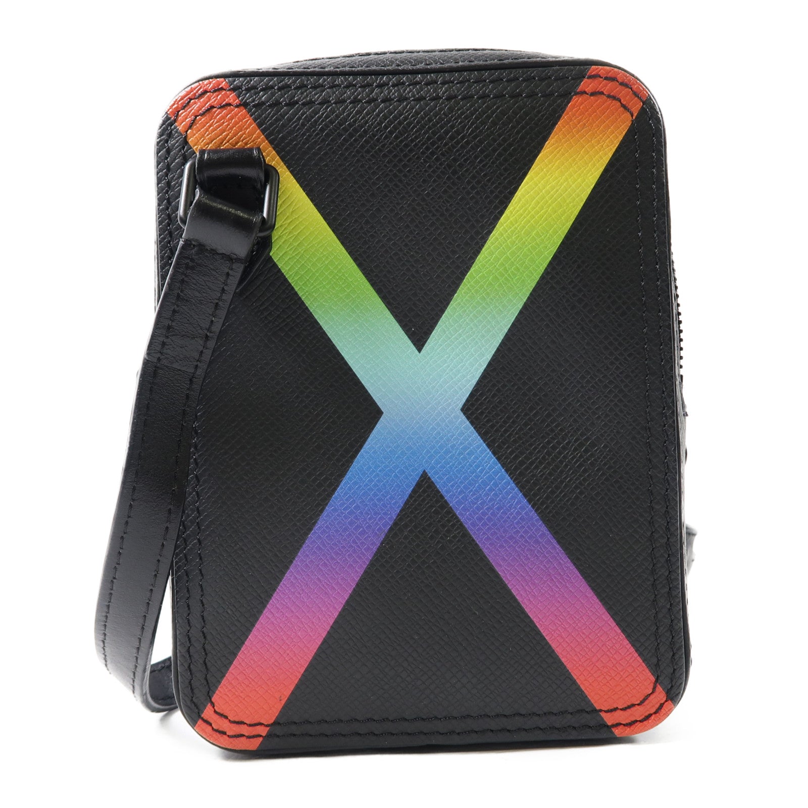 LOUIS VUITTON 【激減優惠】Taiga Danube Messenger肩背袋黑色