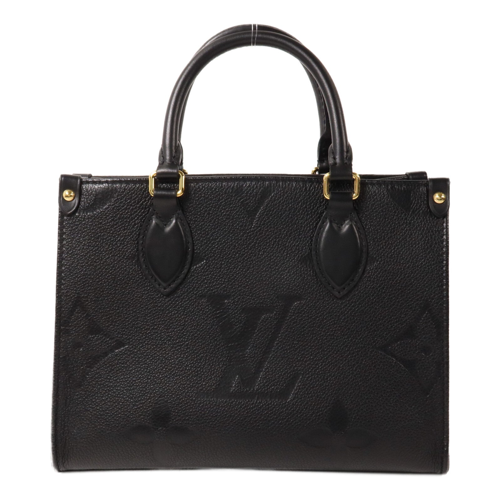 LOUIS VUITTON Monogram Empreinte OnTheGo PM手挽肩背兩用袋
