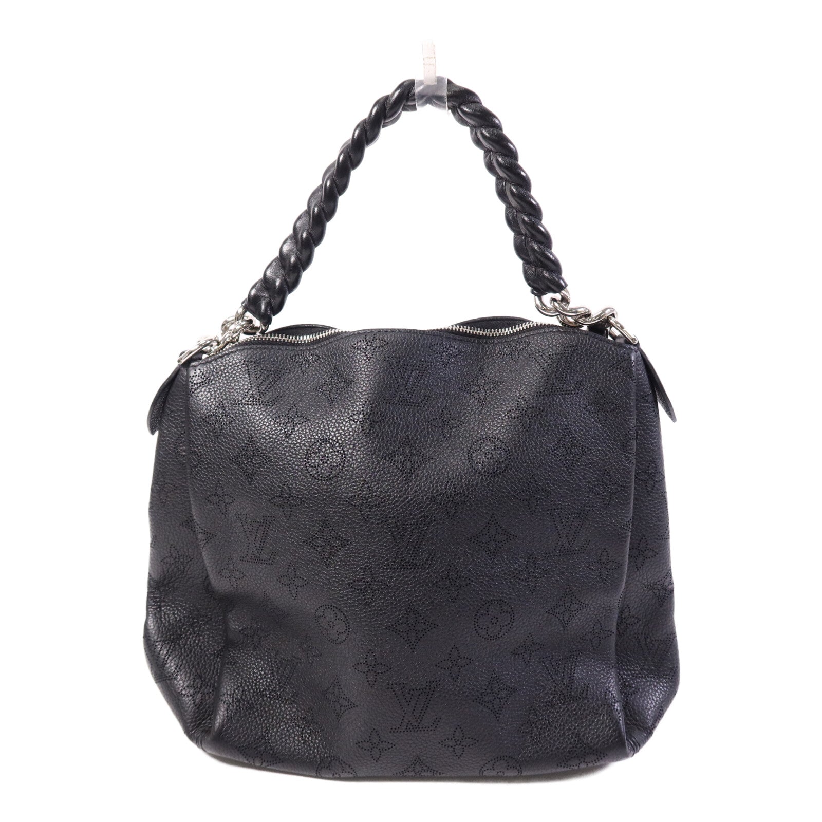 LOUIS VUITTON 【激減優惠】Monogram Mahina Babylone Chain BB銀扣肩背袋