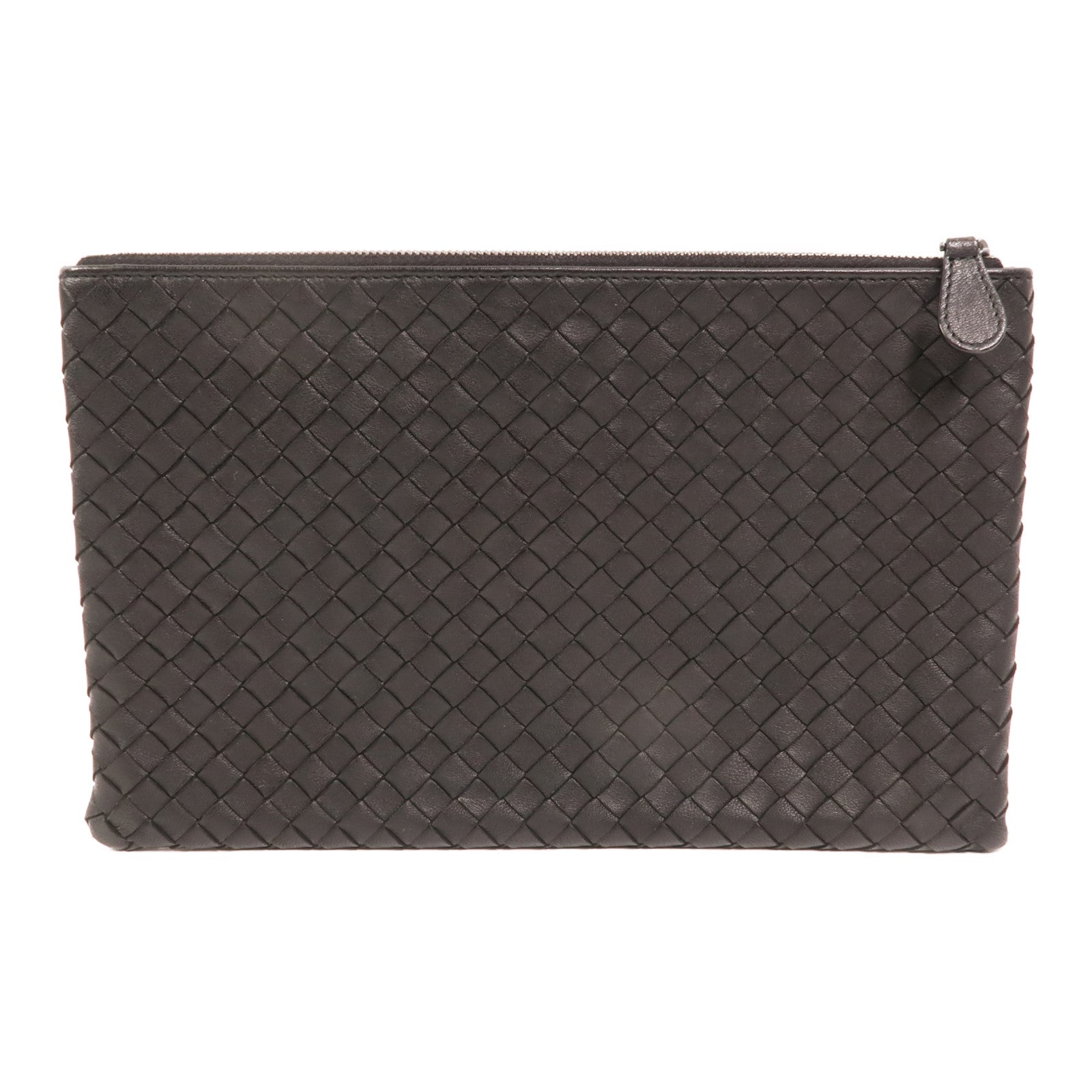 BOTTEGA VENETA 牛皮皮革Clutch銀扣手拿包