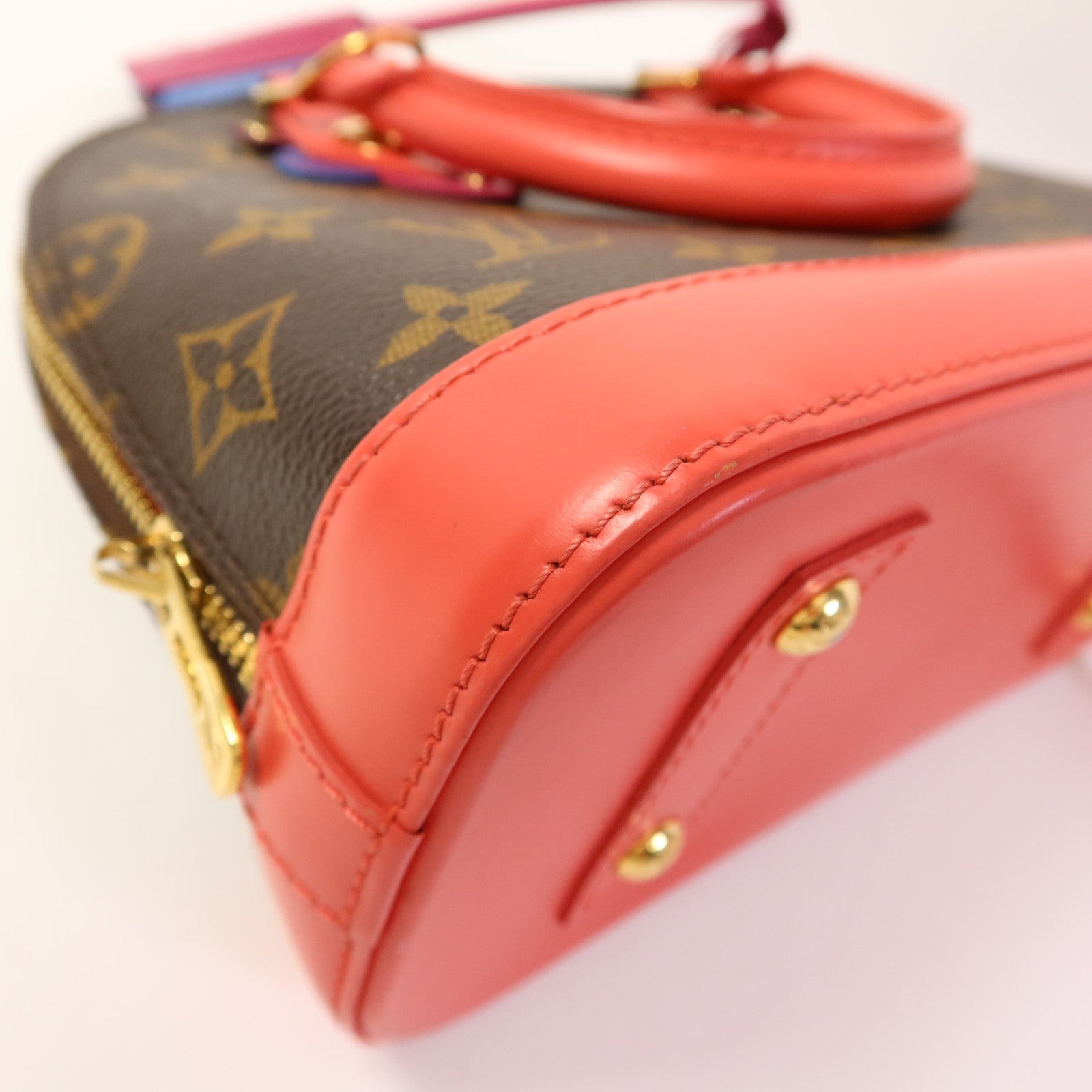 LOUIS VUITTON Monogram Alma BB金扣手挽肩背兩用袋