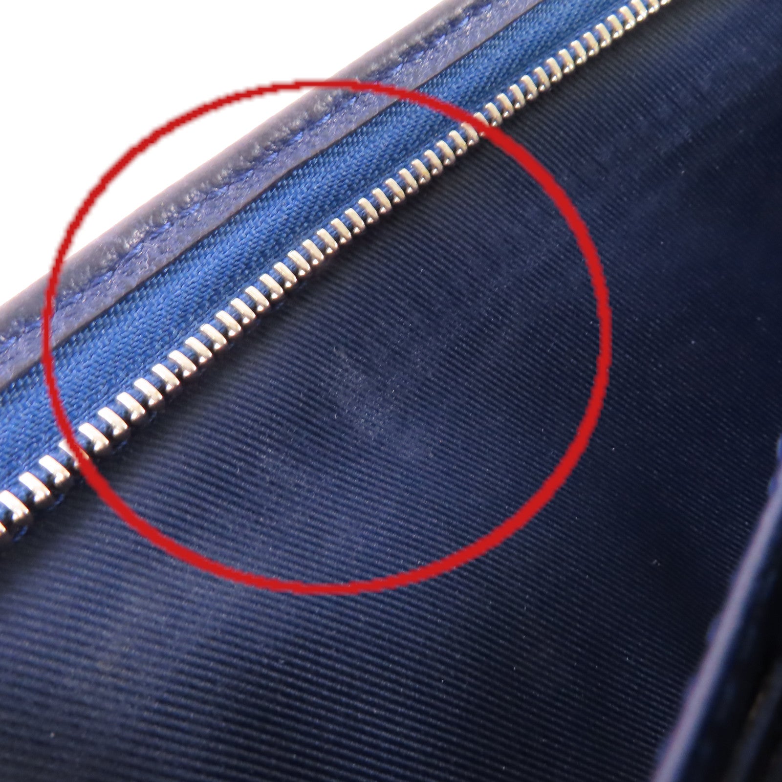 LOUIS VUITTON Monogram-on-bandana Pochette Voyage MM Pouch銀扣手拿包藍色