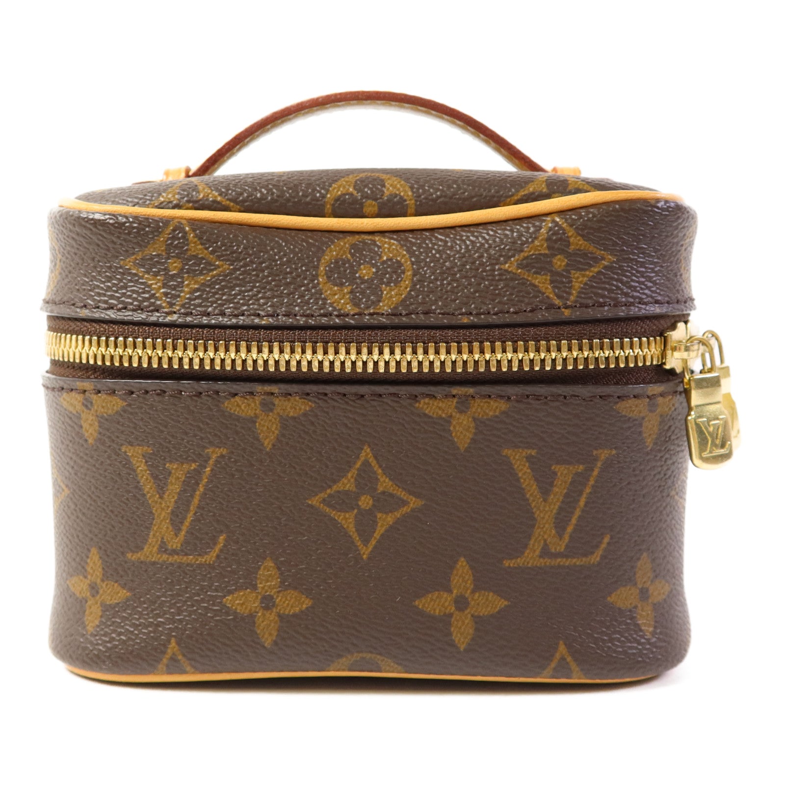 LOUIS VUITTON Monogram Nice Nano金扣化妝袋