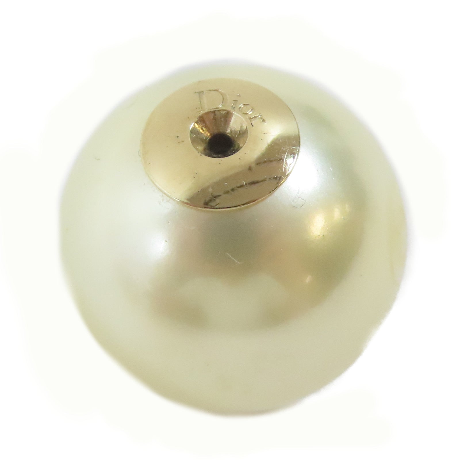 Dior 【激減優惠】PVC Earrings耳環白色/金色