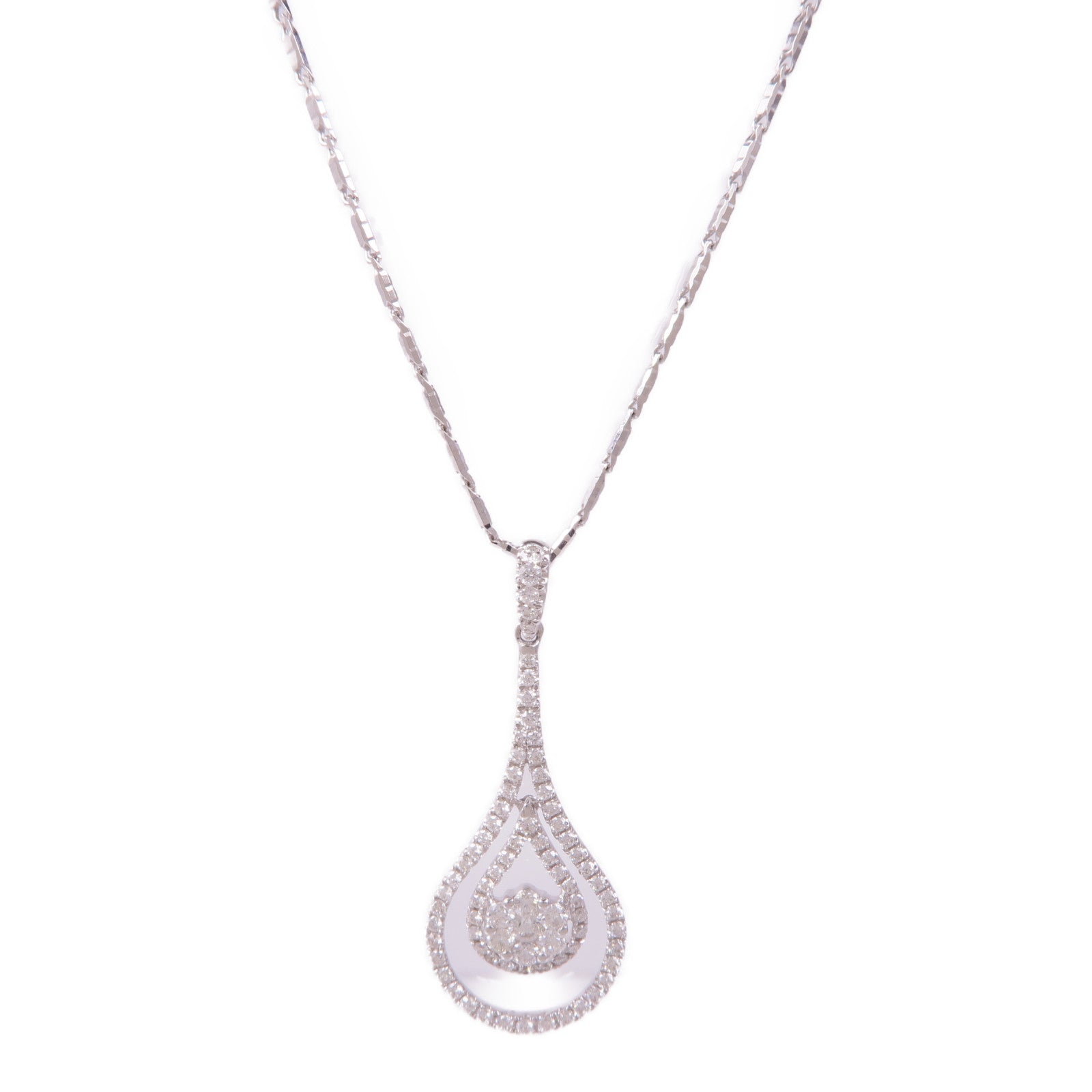 JEWELRY 18K白金Diamond Necklace鑽石項鍊