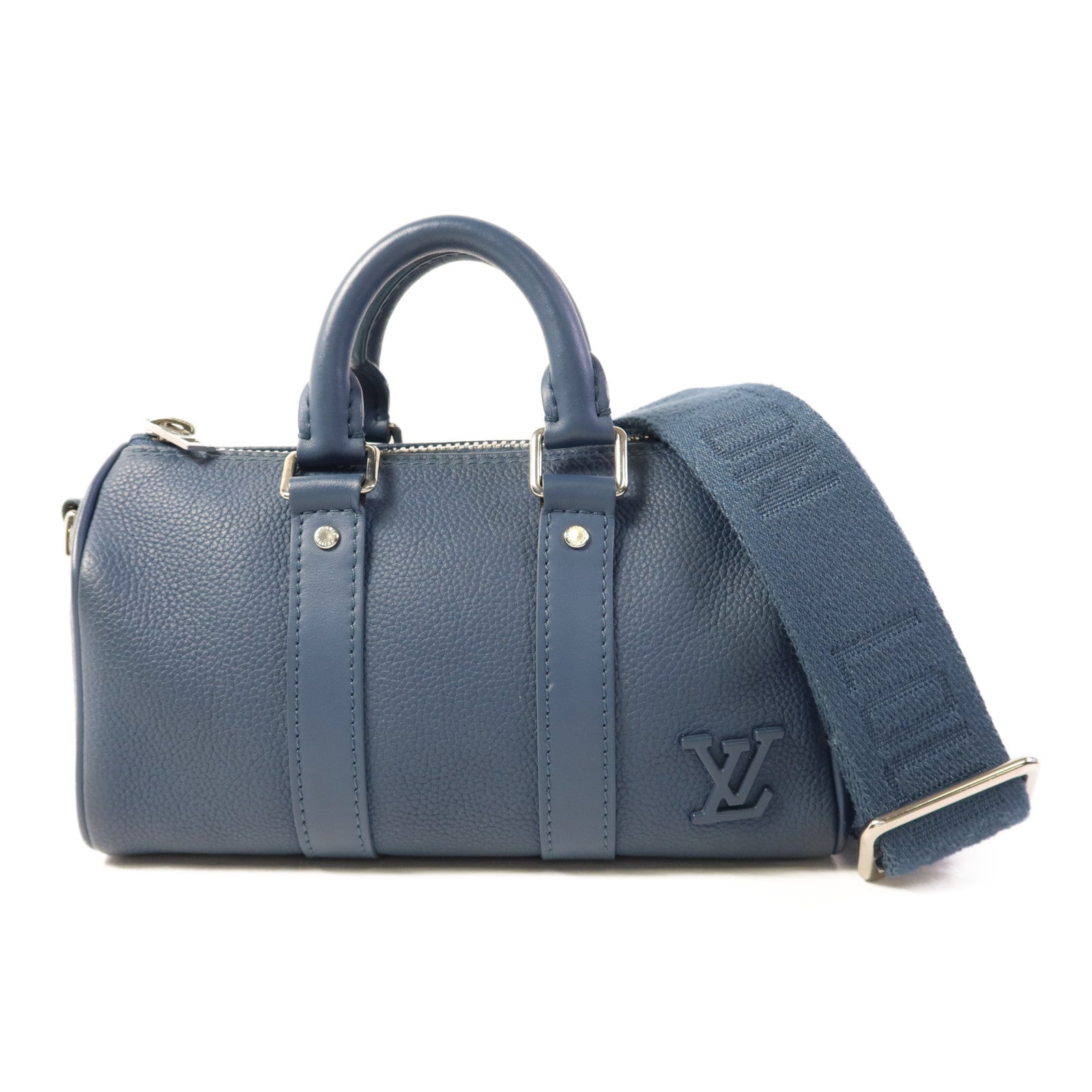 LOUIS VUITTON Aerogram Keepall XS銀扣手挽肩背兩用袋