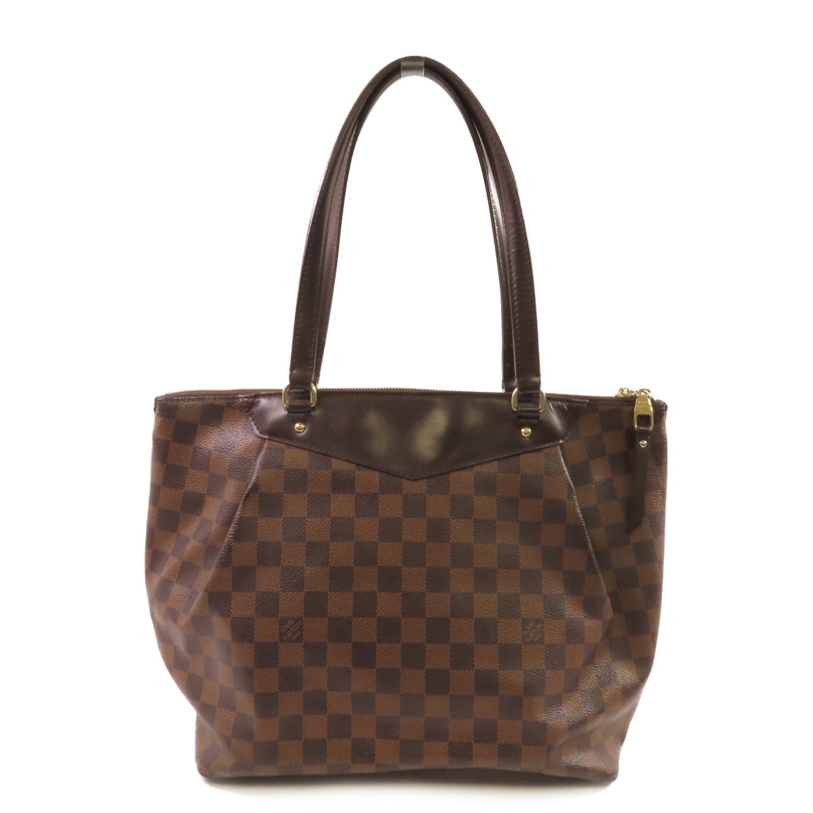 LOUIS VUITTON 【激減優惠】Damier Ebene Westminster GM Tote Bag金扣肩背袋啡色