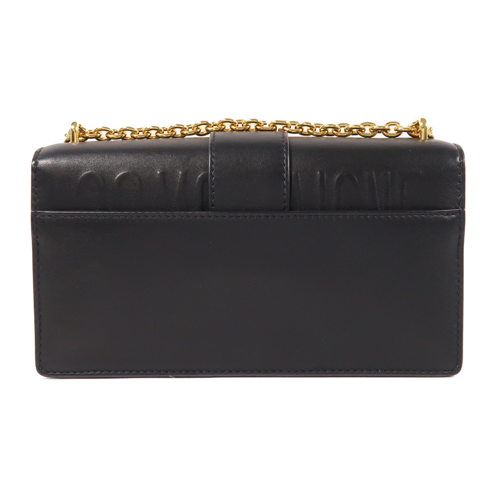 Dior 牛皮皮革30 Montaigne East-West金扣鏈帶肩背袋