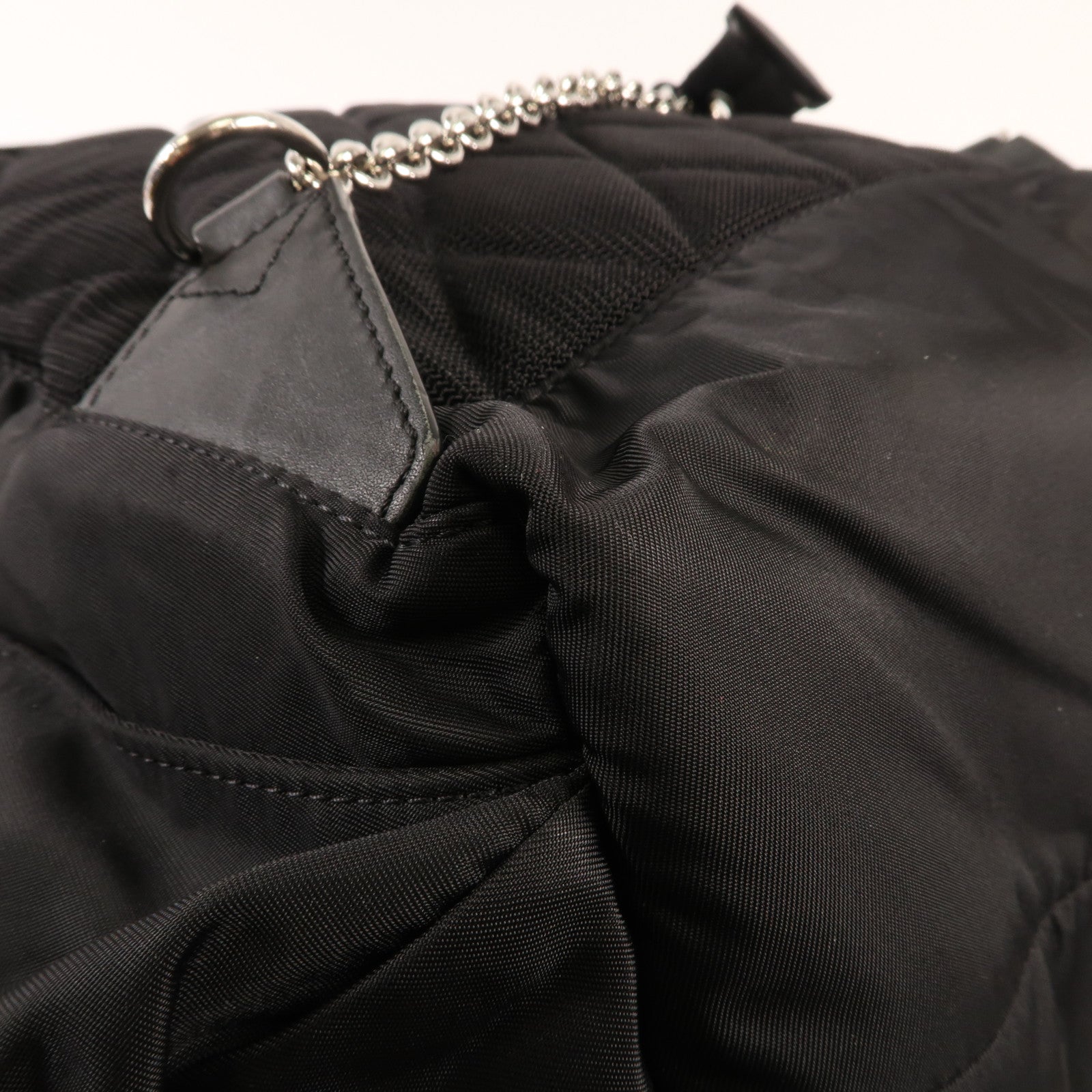 BURBERRY 尼龍Backpack銀扣背包