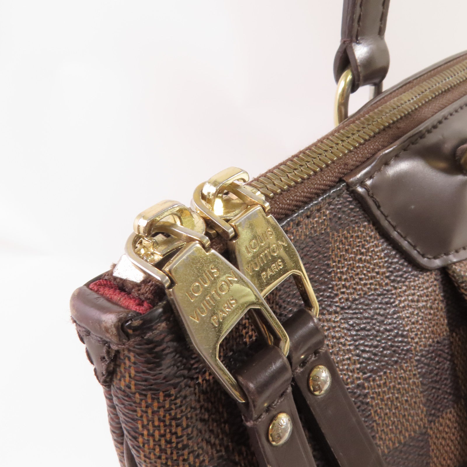 LOUIS VUITTON 【激減優惠】Damier Ebene Westminster GM Tote Bag金扣肩背袋啡色