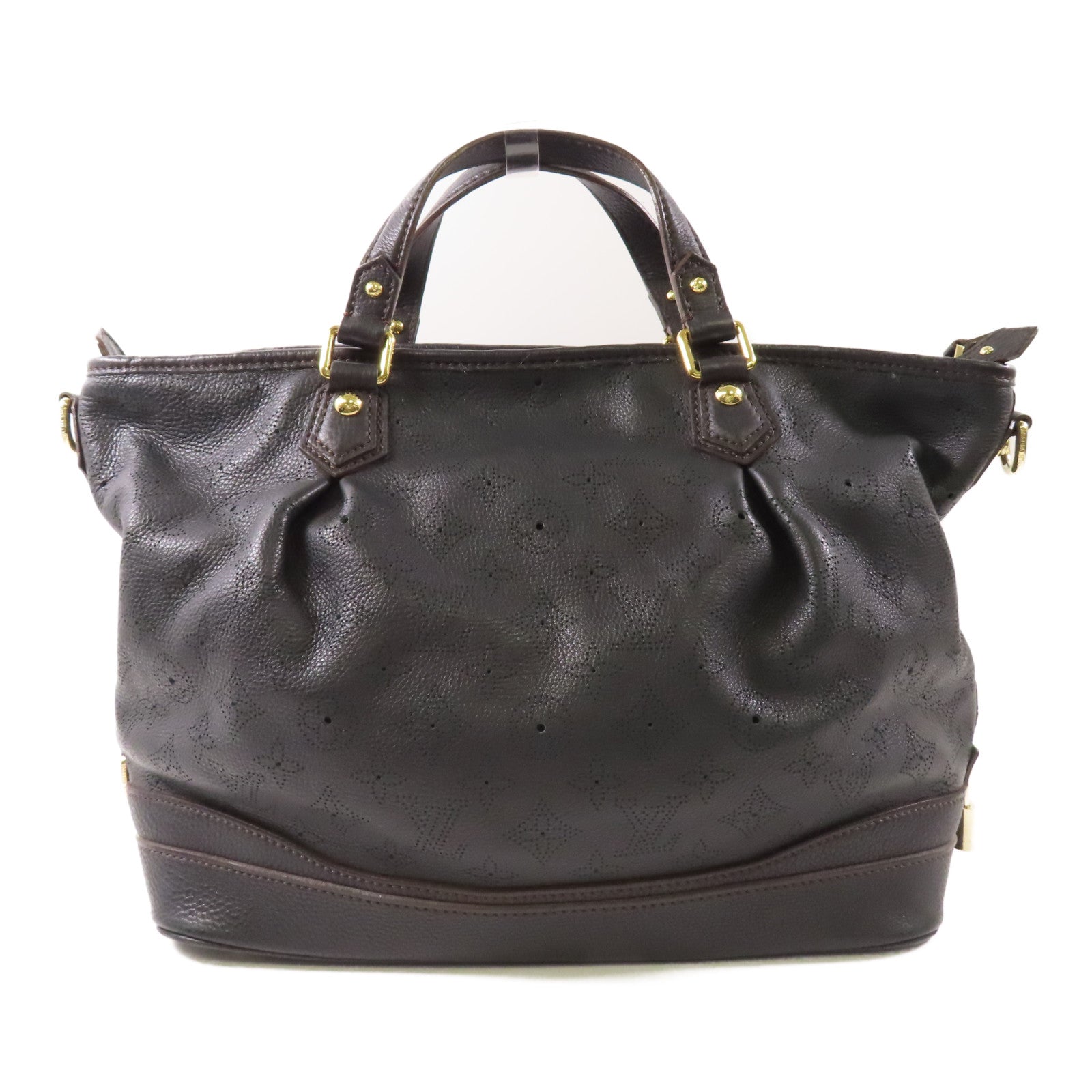 LOUIS VUITTON LV GHW Stella GM 2 Way Shoulder Bag M93067 Mahina Black