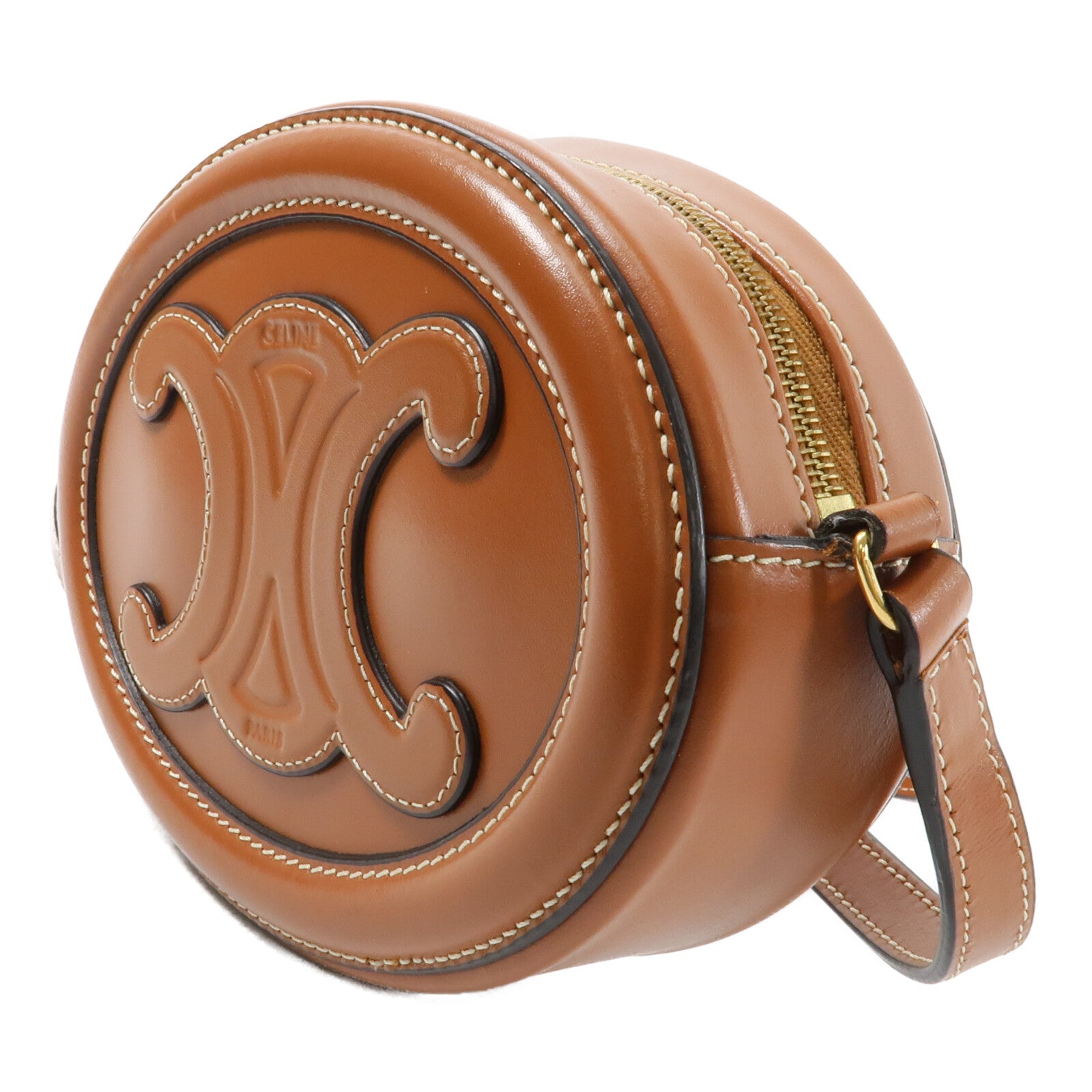 CELINE 牛皮皮革Triomphe肩背袋