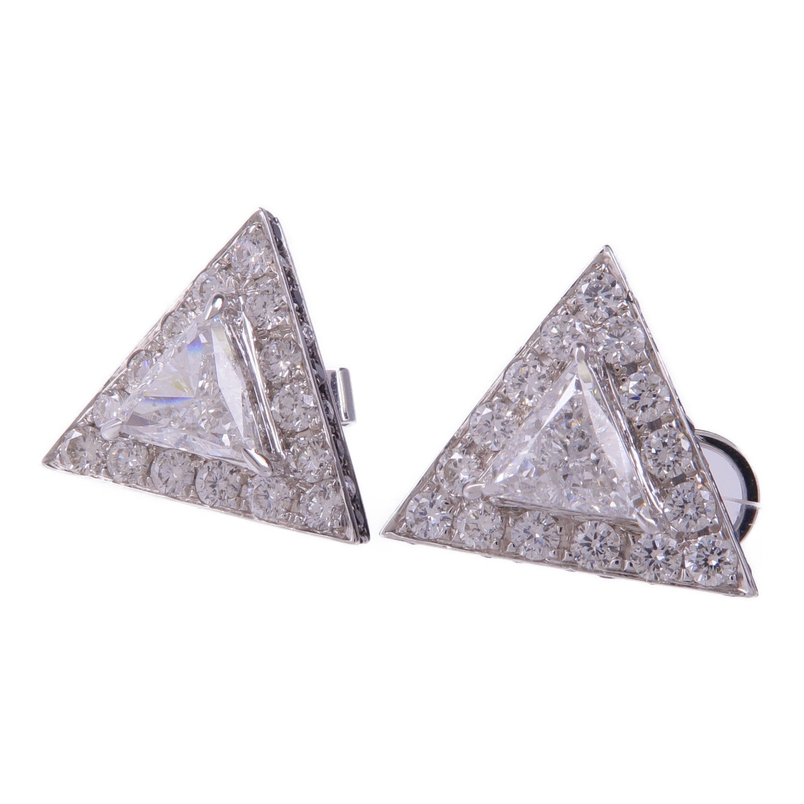 JEWELRY 18K白金Diamond Earrings鑽石耳環