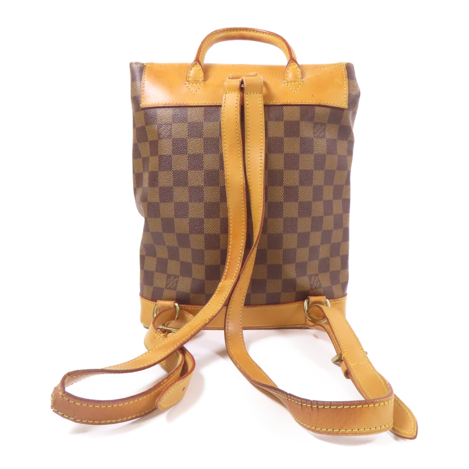 LOUIS VUITTON Damier Arlequin金扣背包