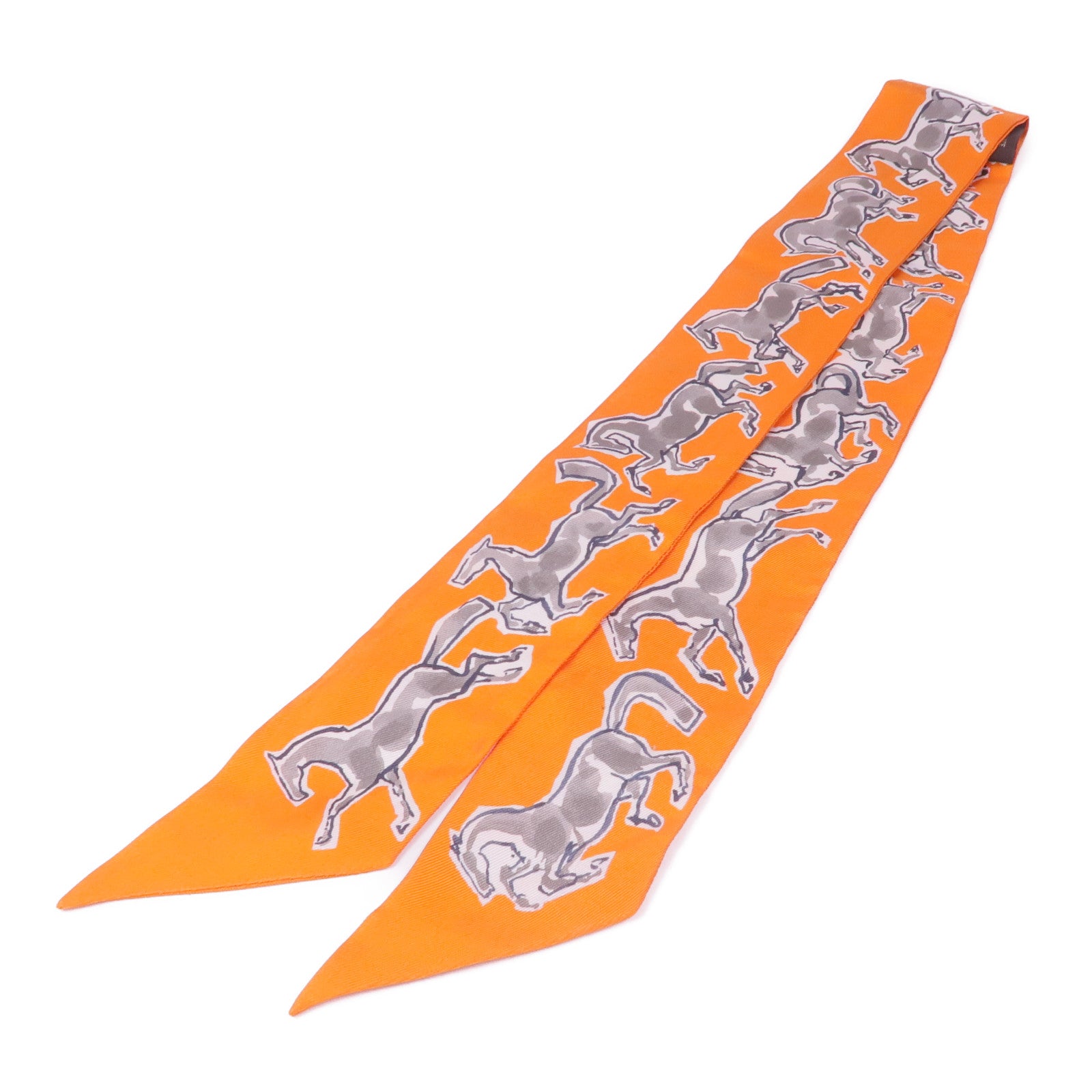 HERMES 絲質Twilly絲巾