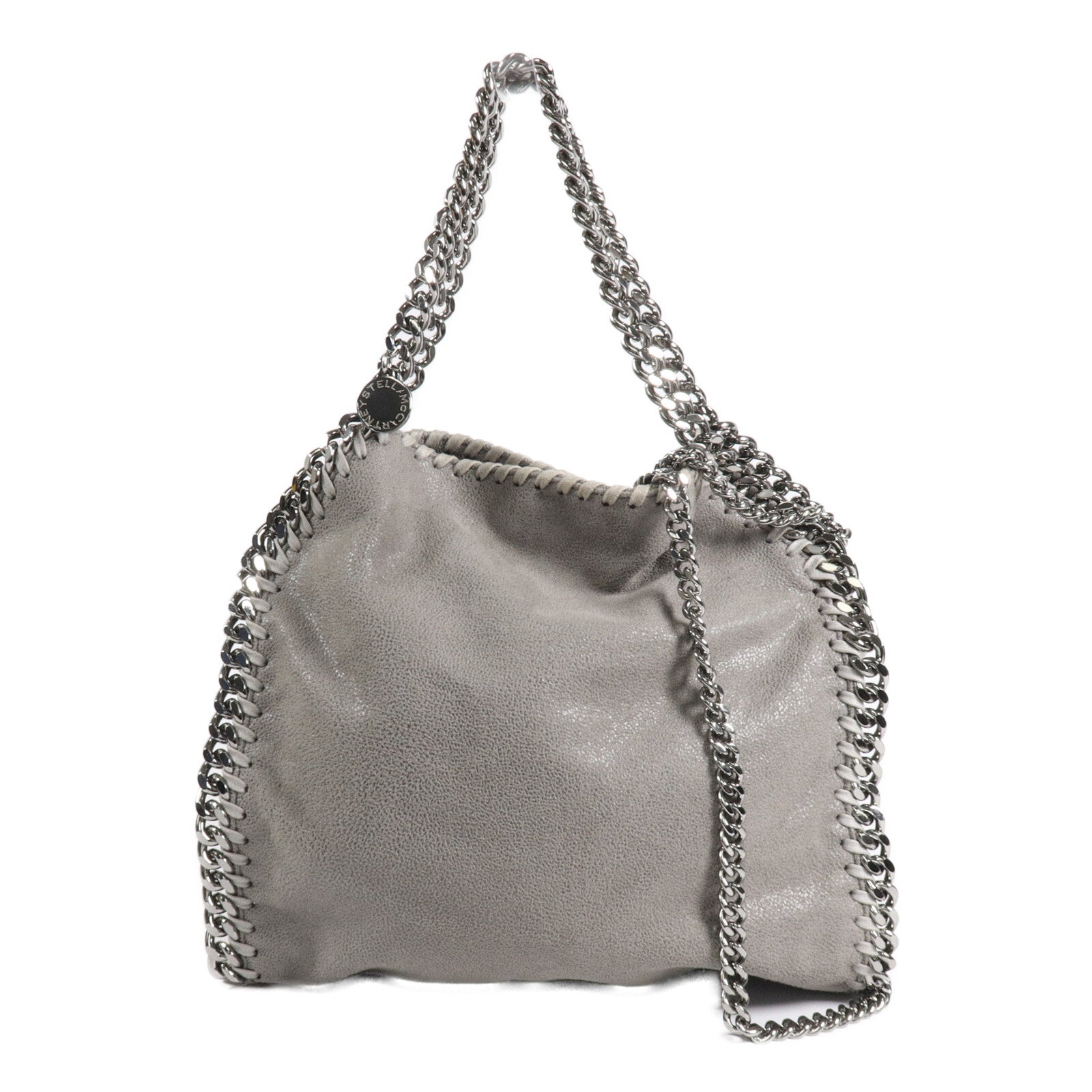 Stella McCartney 聚酯纖維Stella McCartney Falabella Mini鏈帶手挽肩背兩用袋