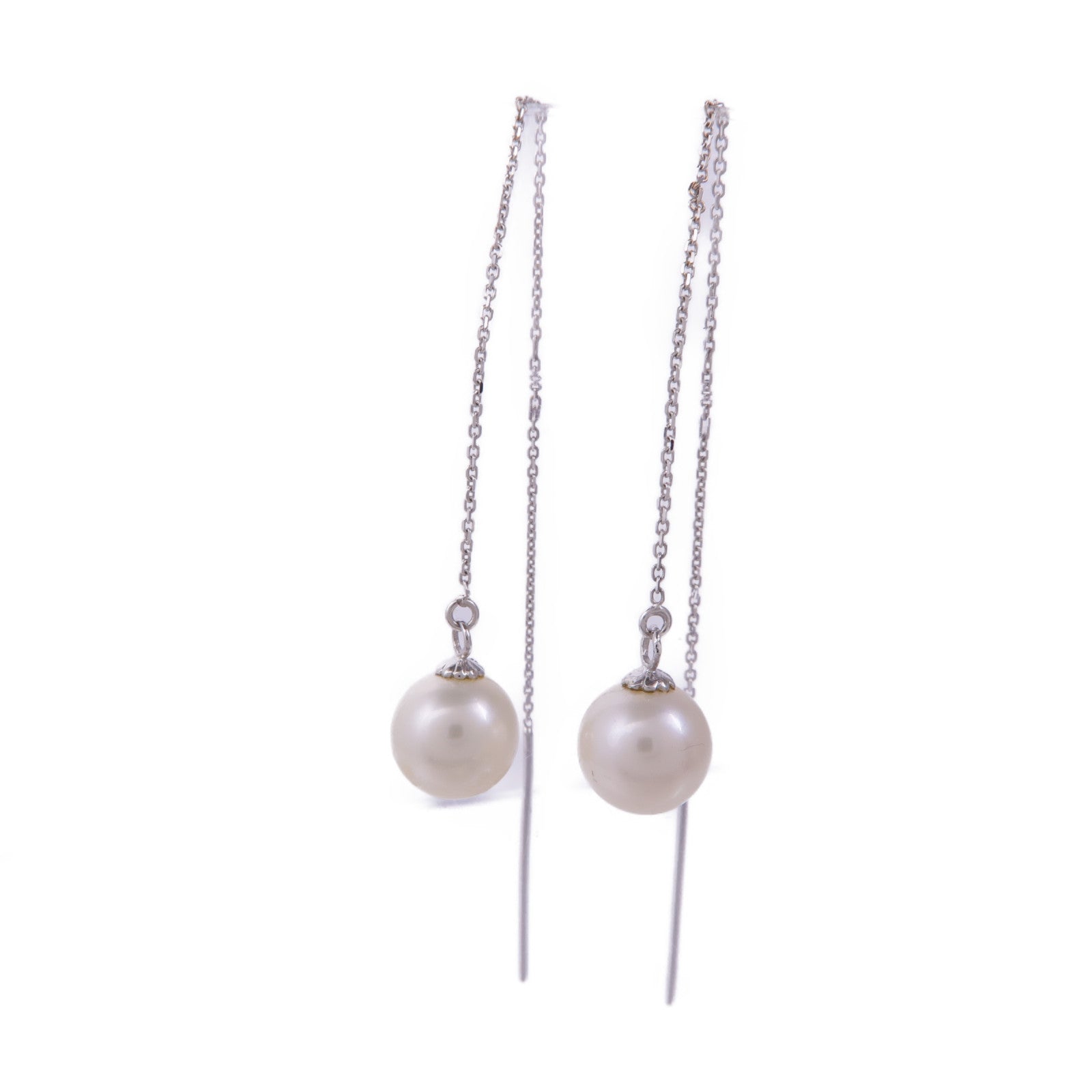 JEWELRY 18K白金Pearl Earrings珍珠耳環