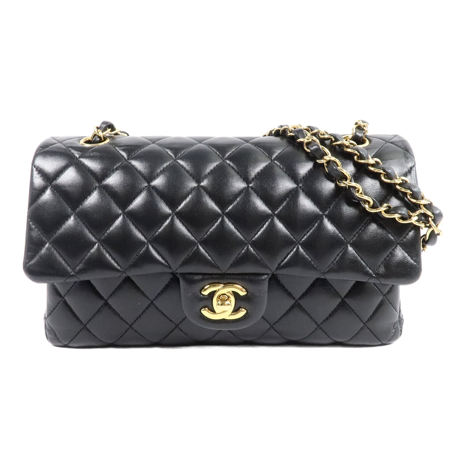 CHANEL 羊皮皮革Classic 25鏈帶肩背袋