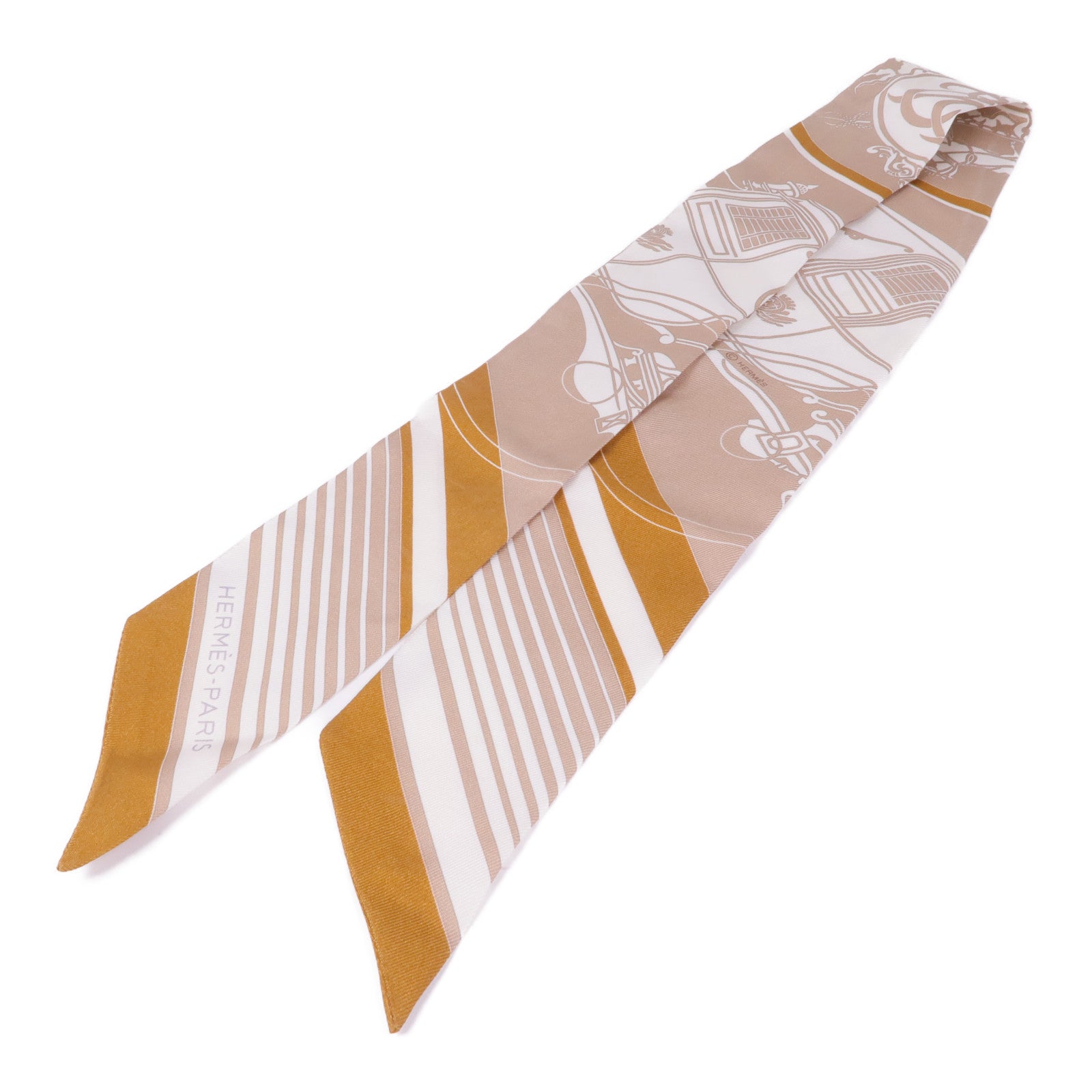 HERMES 絲質Twilly絲巾