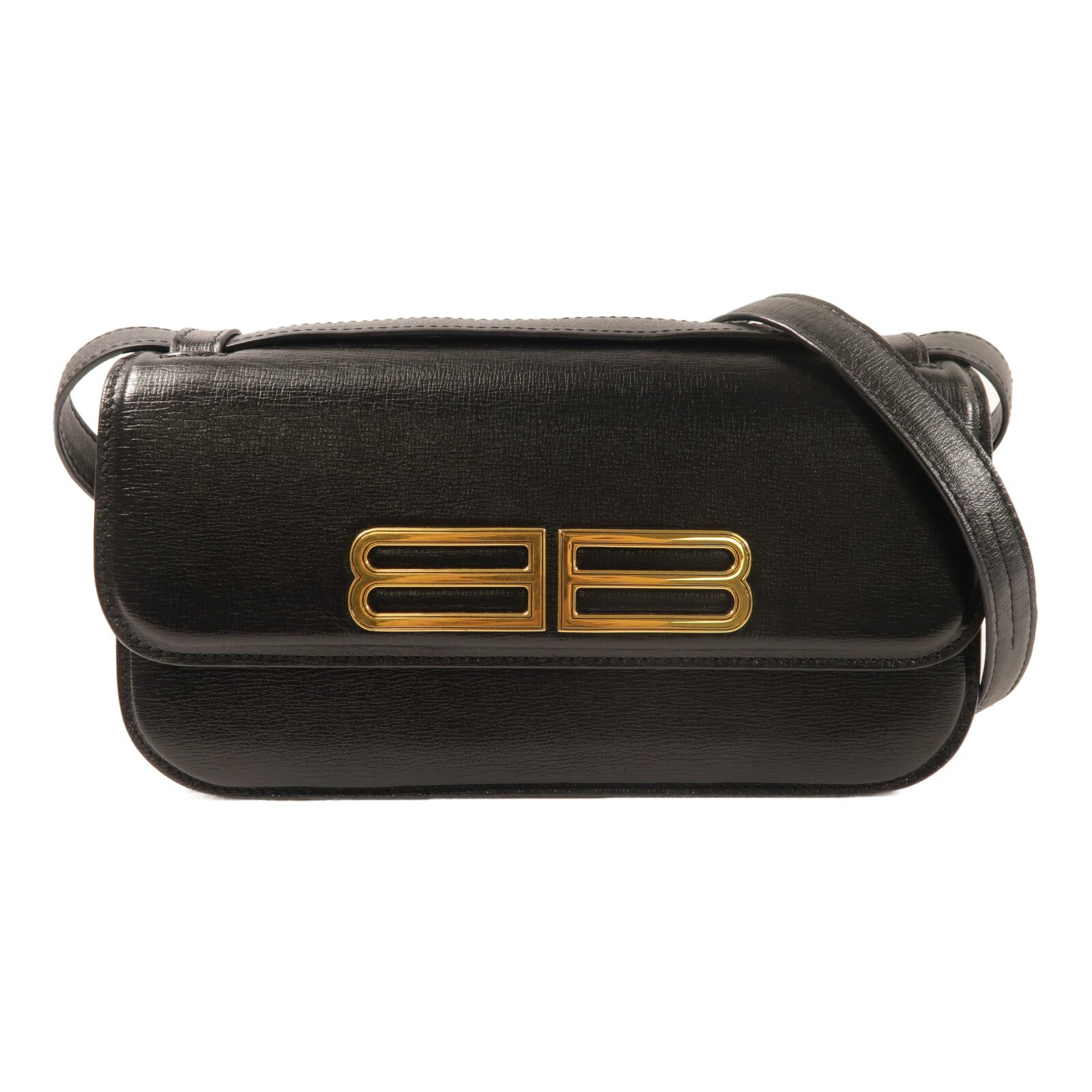 BALENCIAGA 牛皮皮革Gassip Bag金扣肩背袋