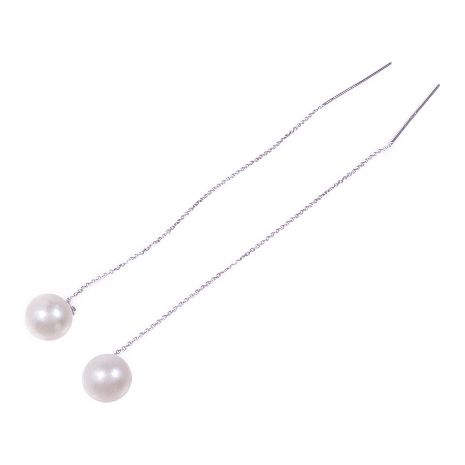 JEWELRY 18K白金Pearl Earrings珍珠耳環