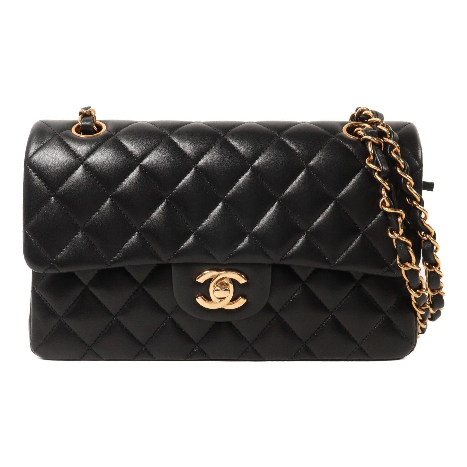 CHANEL 羊皮皮革Classic 23鏈帶肩背袋