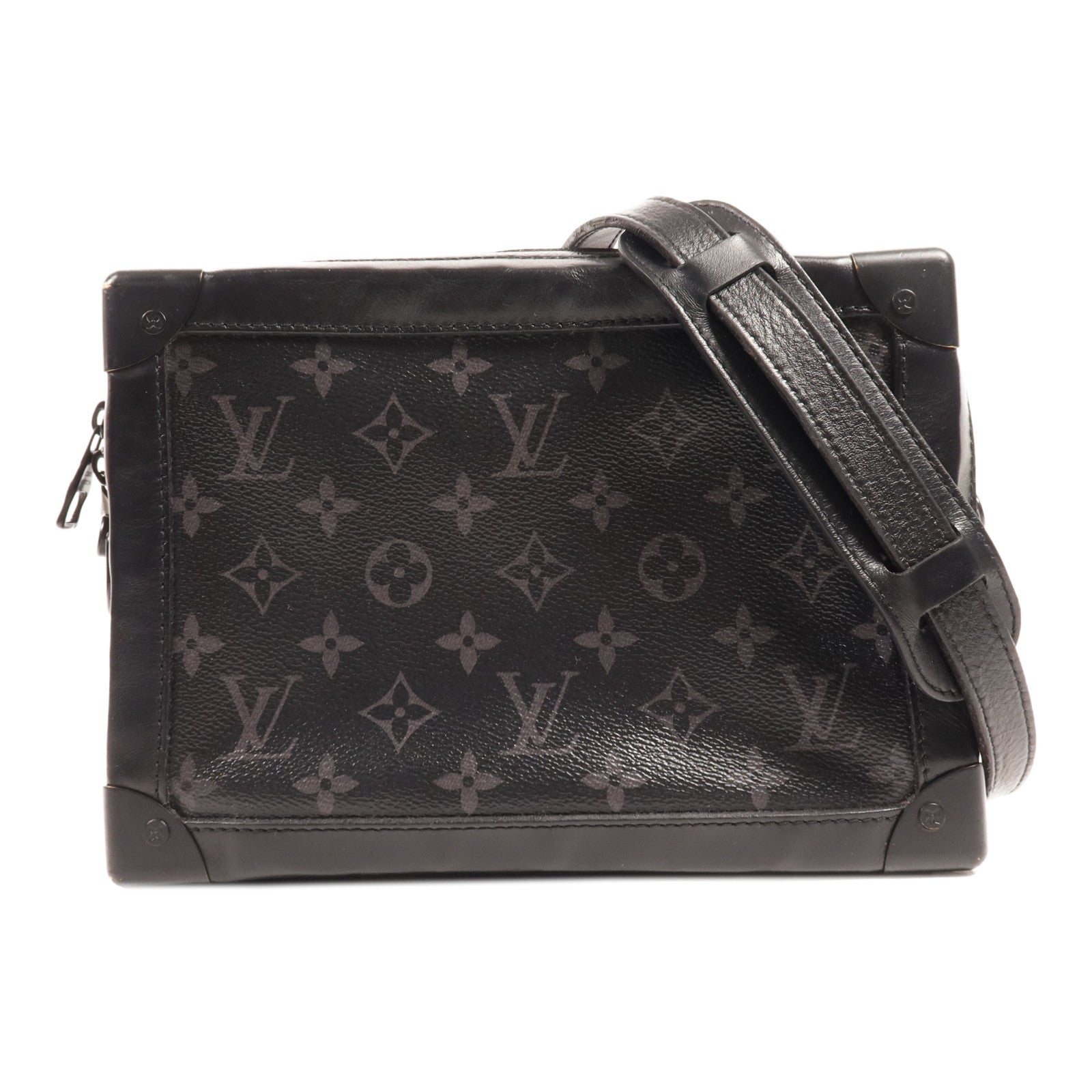 LOUIS VUITTON Monogram Eclipse Soft Trunk肩背袋