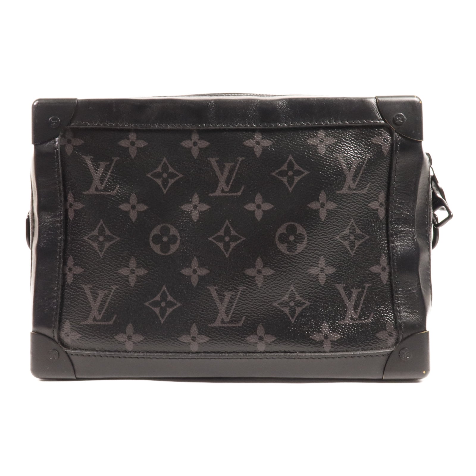 LOUIS VUITTON Monogram Eclipse Soft Trunk肩背袋