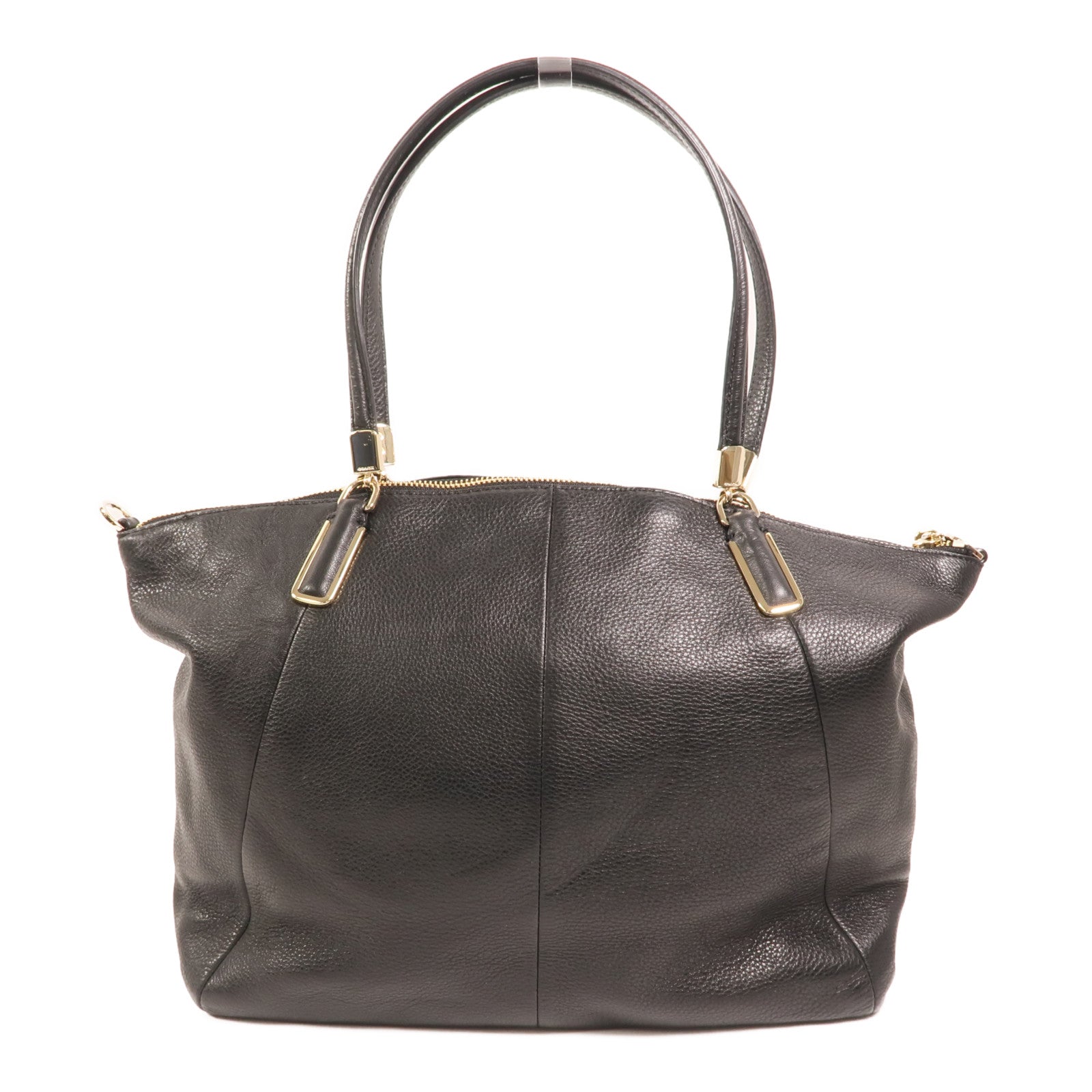 COACH 牛皮皮革Shoulder Bag金扣手挽肩背兩用袋