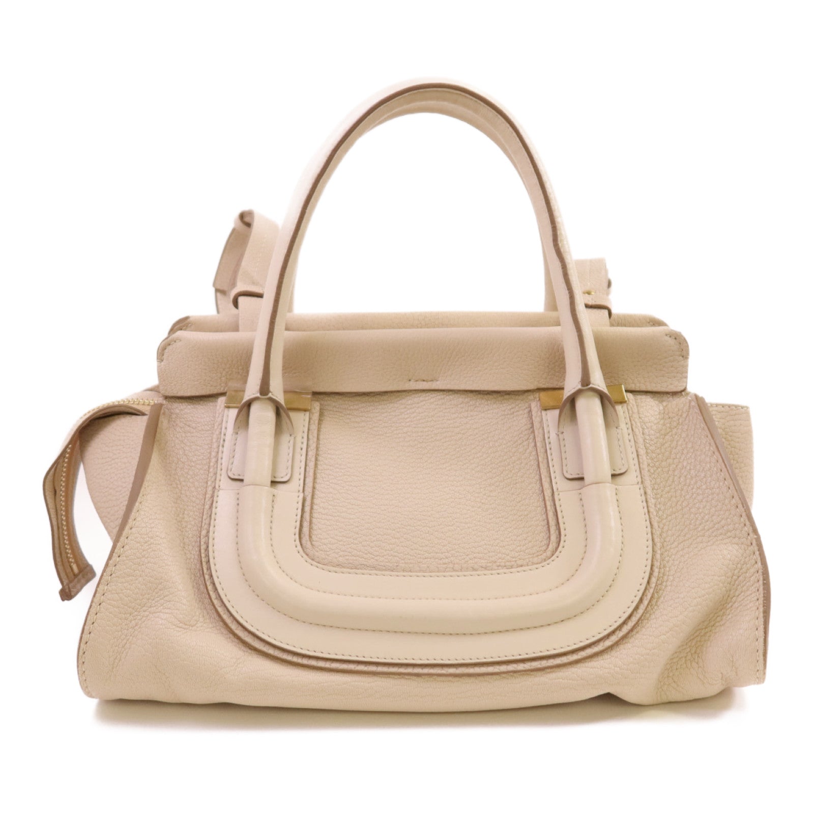 Chloe 牛皮皮革Everstone金扣手挽肩背兩用袋