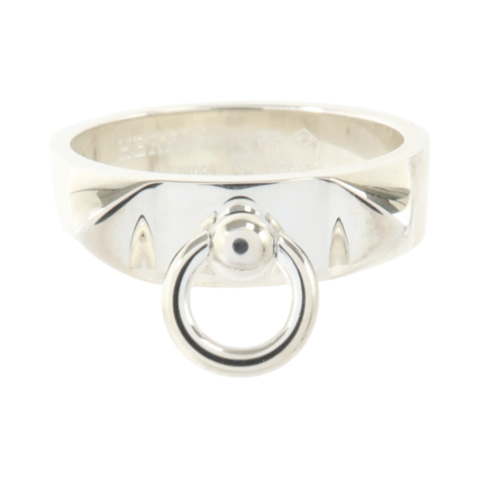 HERMES 925純銀Collier De Chien Ring戒指