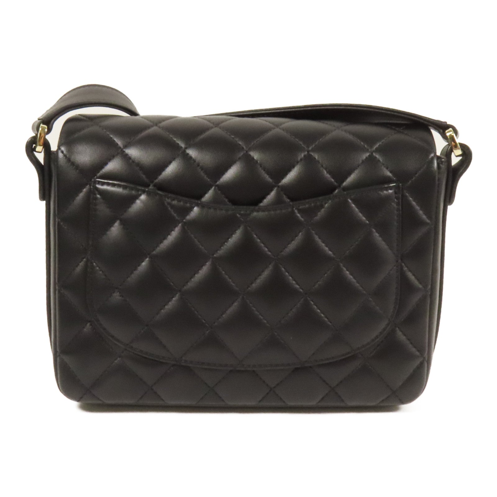 CHANEL 羊皮皮革Shoulder Bag金扣肩背袋