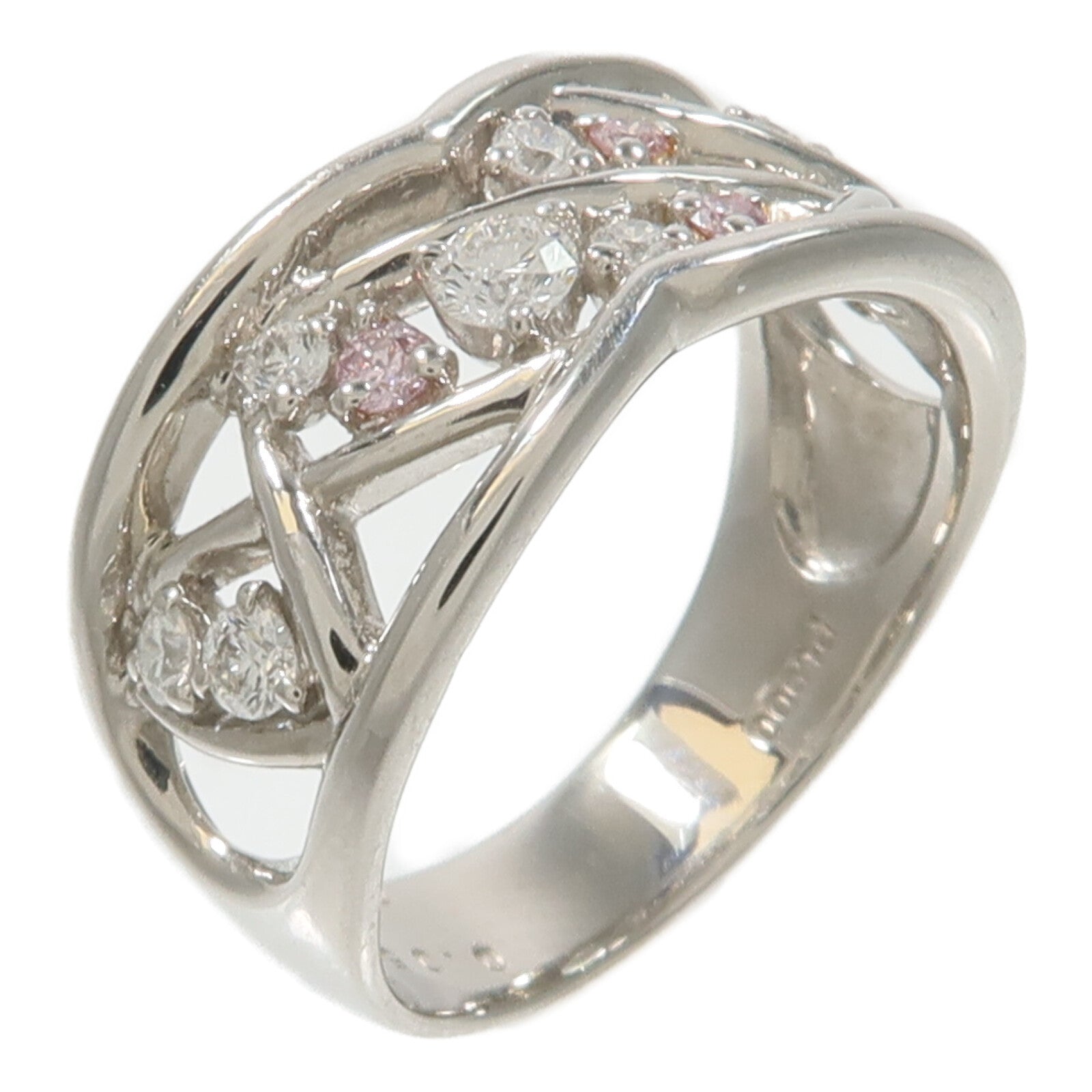 JEWELRY PT900鉑金Pink Diamond Ring鑽石戒指