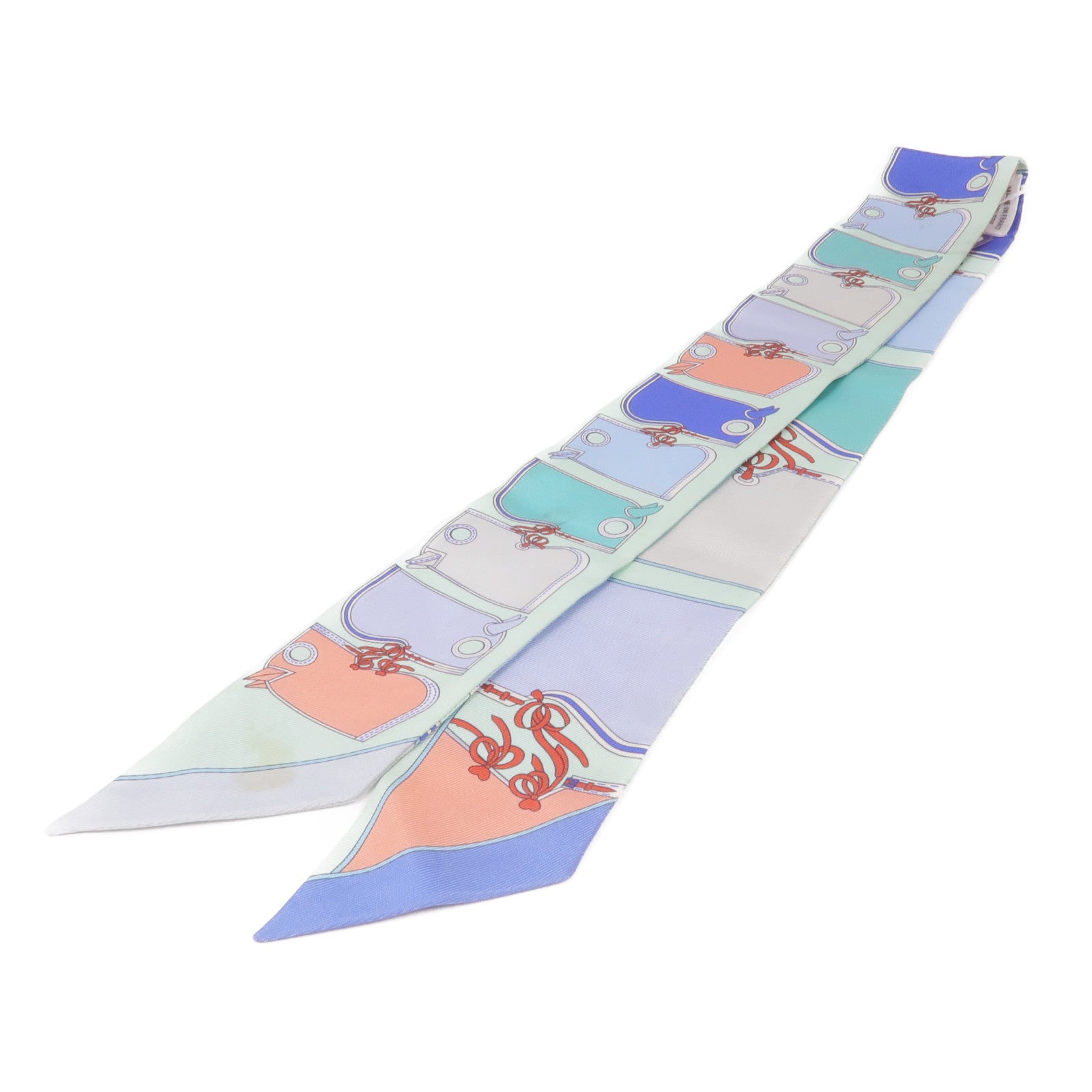 HERMES 絲質Twilly絲巾