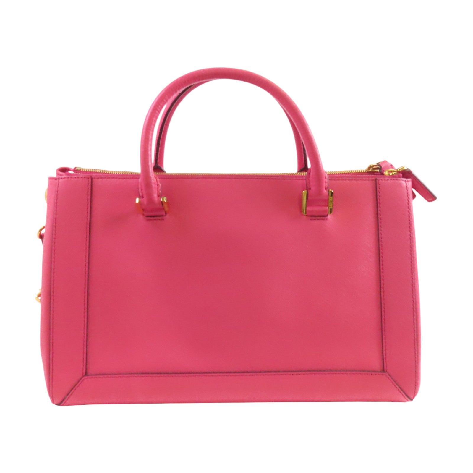 MCM 牛皮皮革2Way Shoulder Bag金扣手挽肩背兩用袋