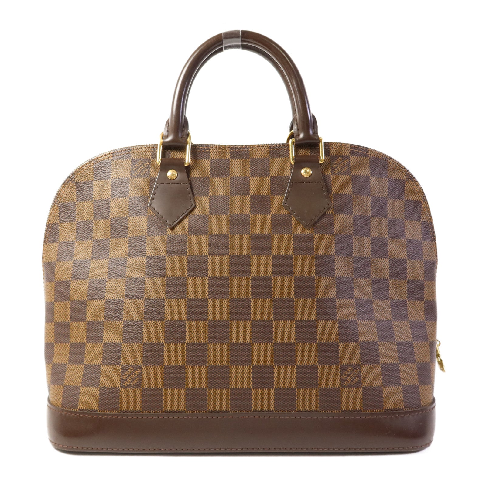 LOUIS VUITTON Damier Alma金扣手挽袋