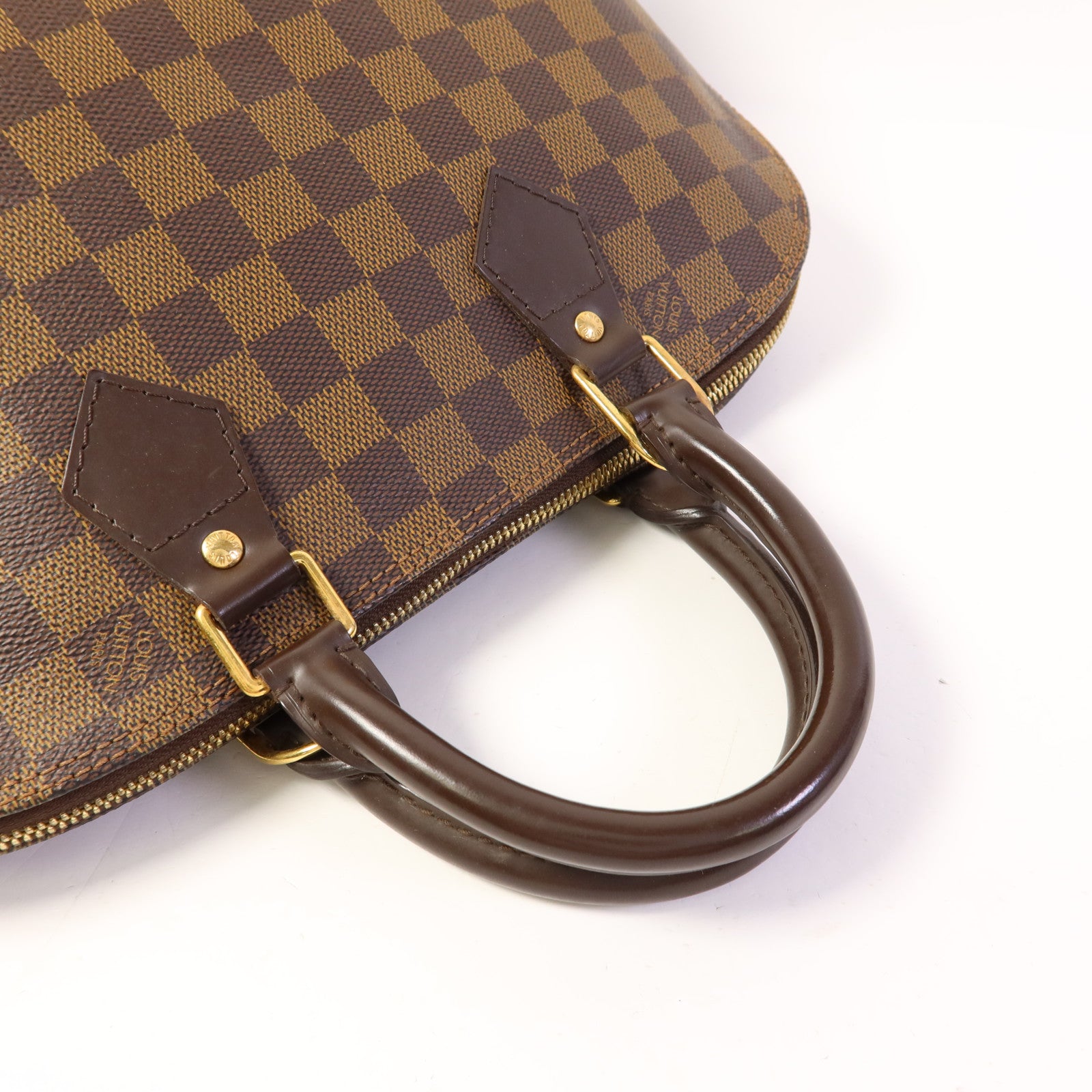 LOUIS VUITTON Damier Alma金扣手挽袋
