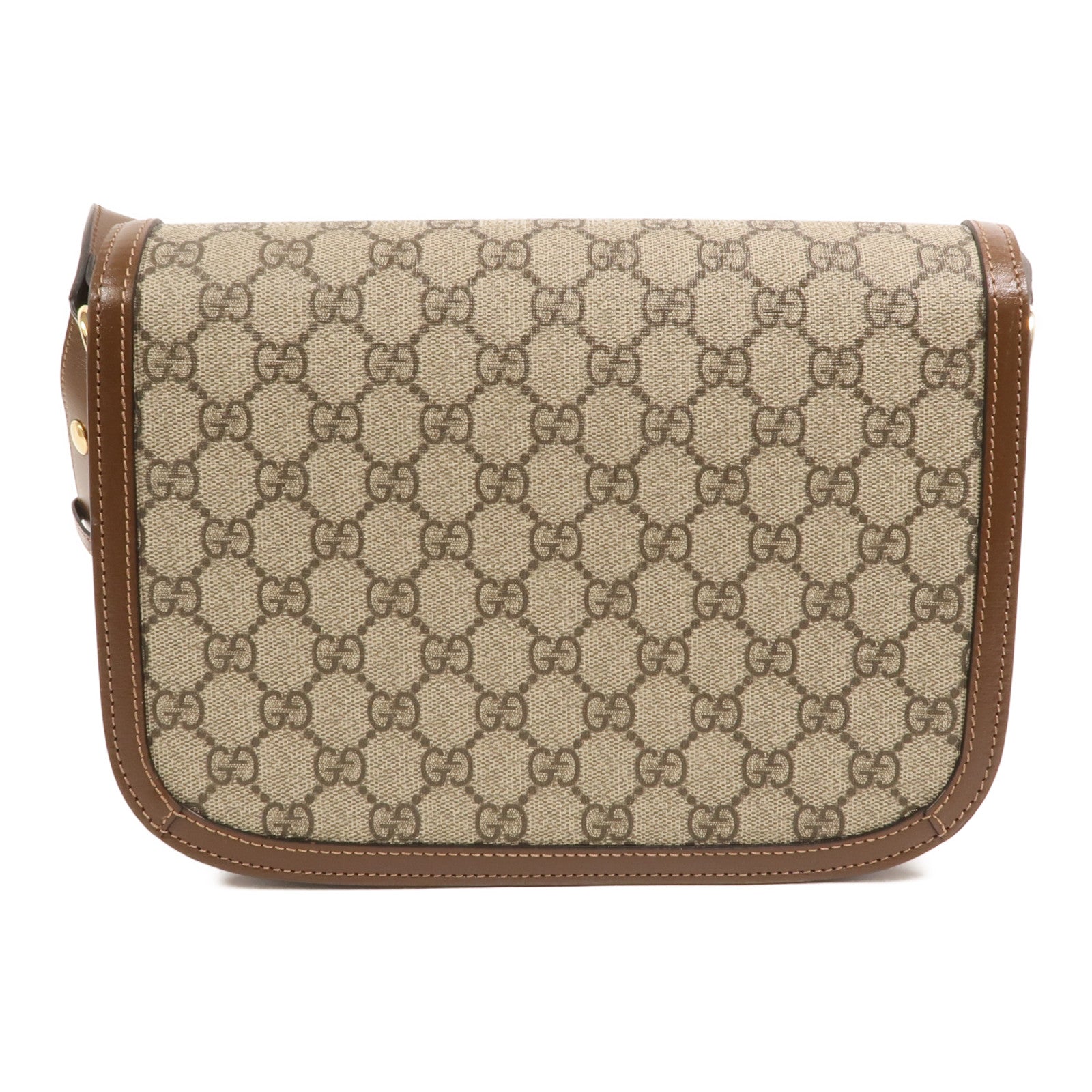 GUCCI 塗層帆布Horsebit1955肩背袋
