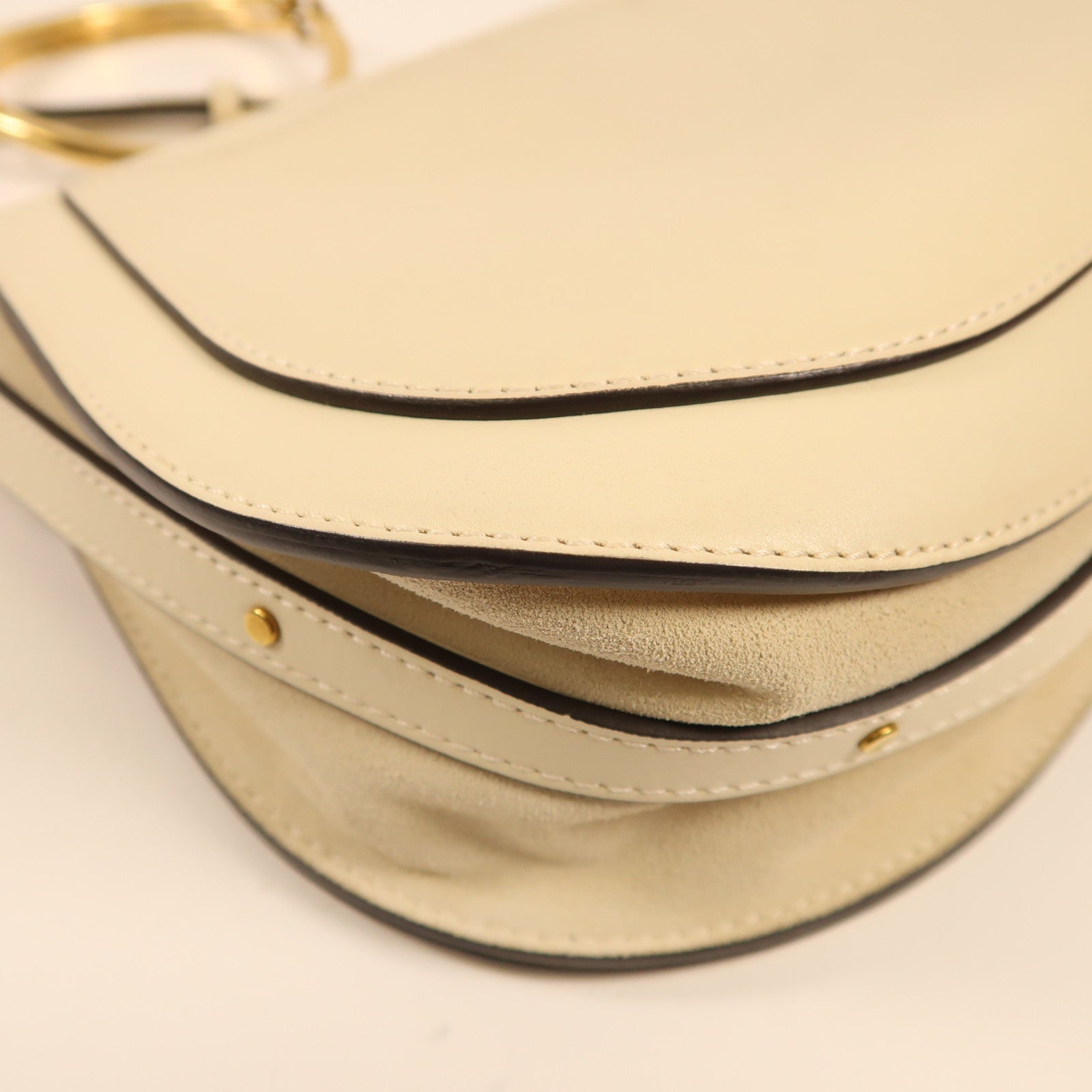 Chloe 牛皮皮革Nile Bag金扣手挽肩背兩用袋