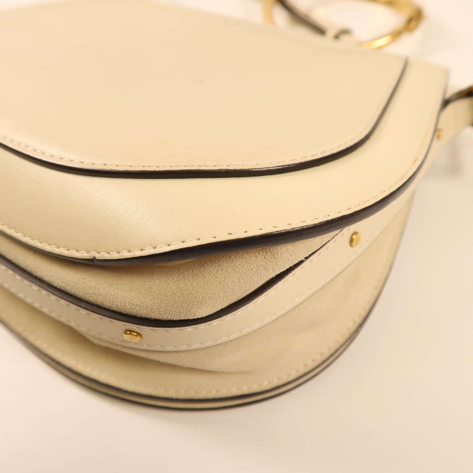 Chloe 牛皮皮革Nile Bag金扣手挽肩背兩用袋