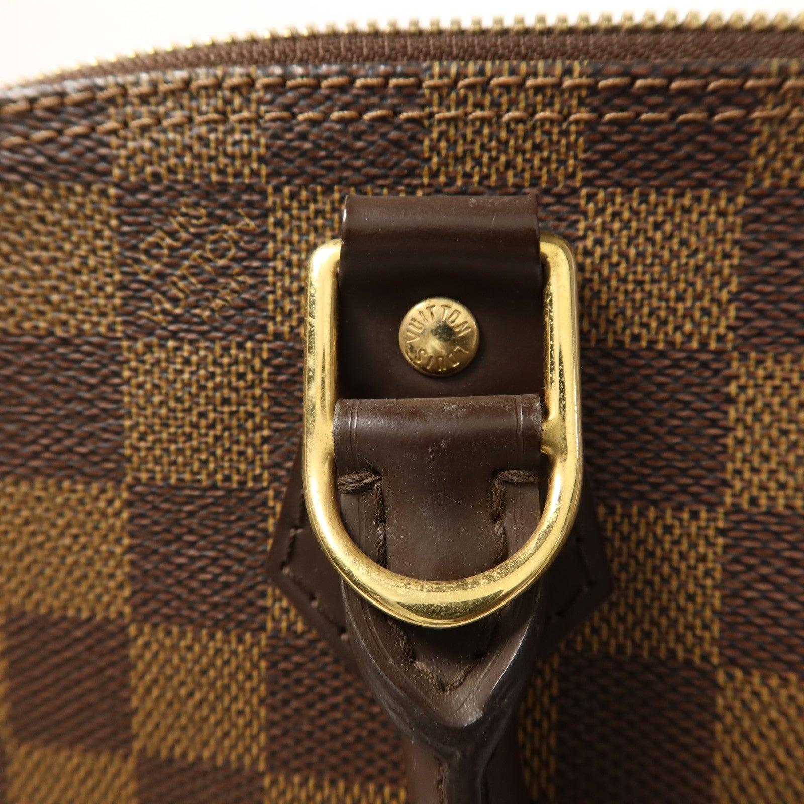 LOUIS VUITTON Damier Alma金扣手挽袋