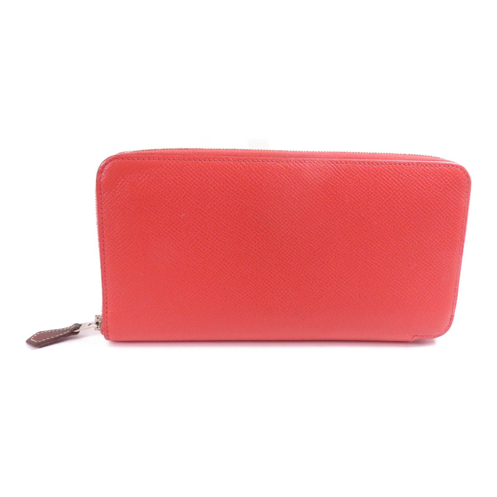 HERMES Epsom皮革Azap Silk In Long Wallet銀扣長錢包T5 Rose Jaipur