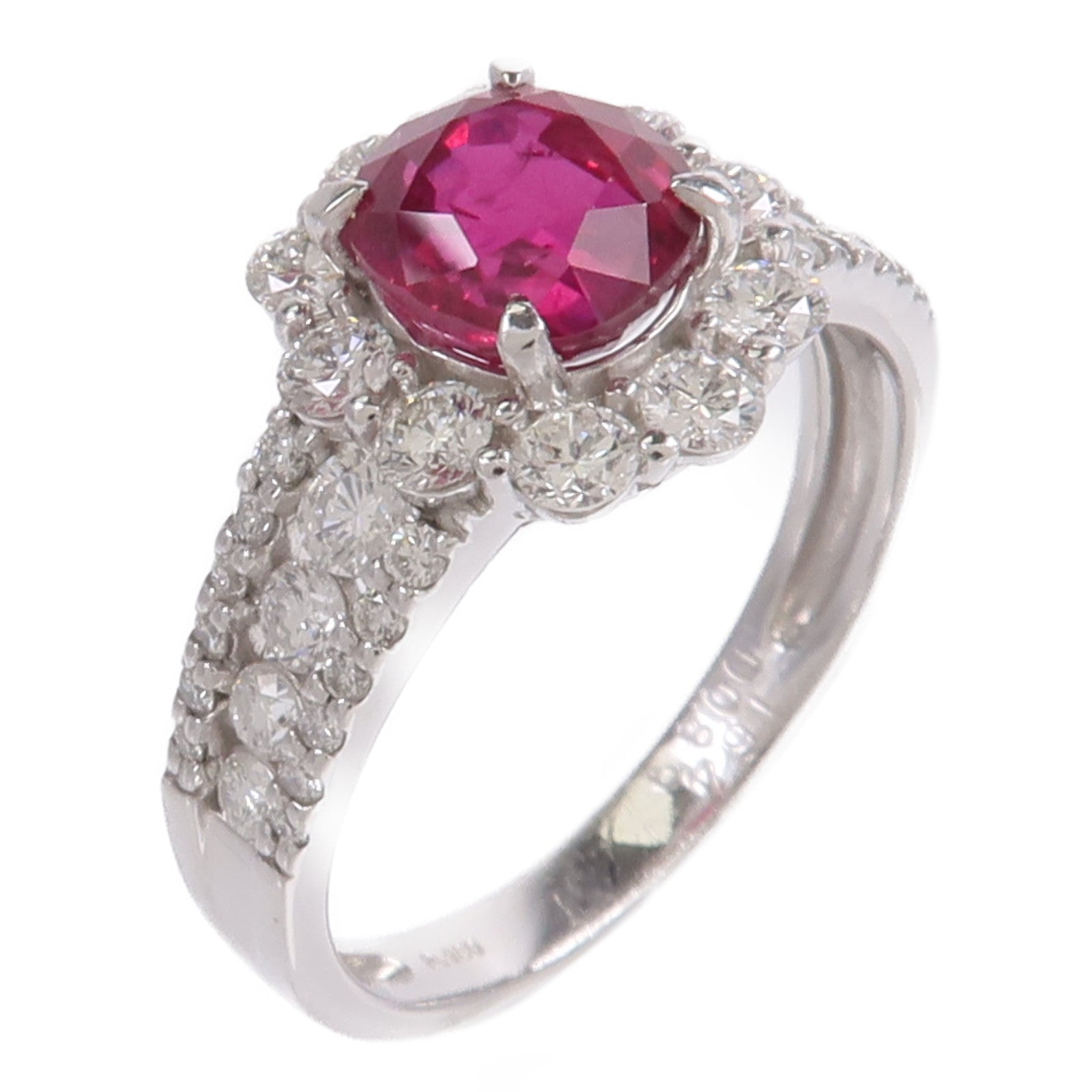JEWELRY PT900鉑金Ruby Ring紅寶石戒指
