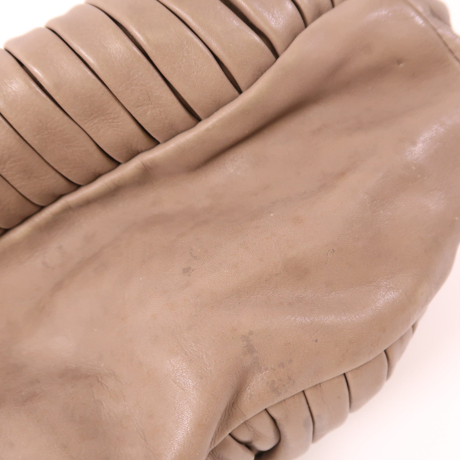 Miu Miu 牛皮皮革2 Way Shoulder金扣手挽肩背兩用袋