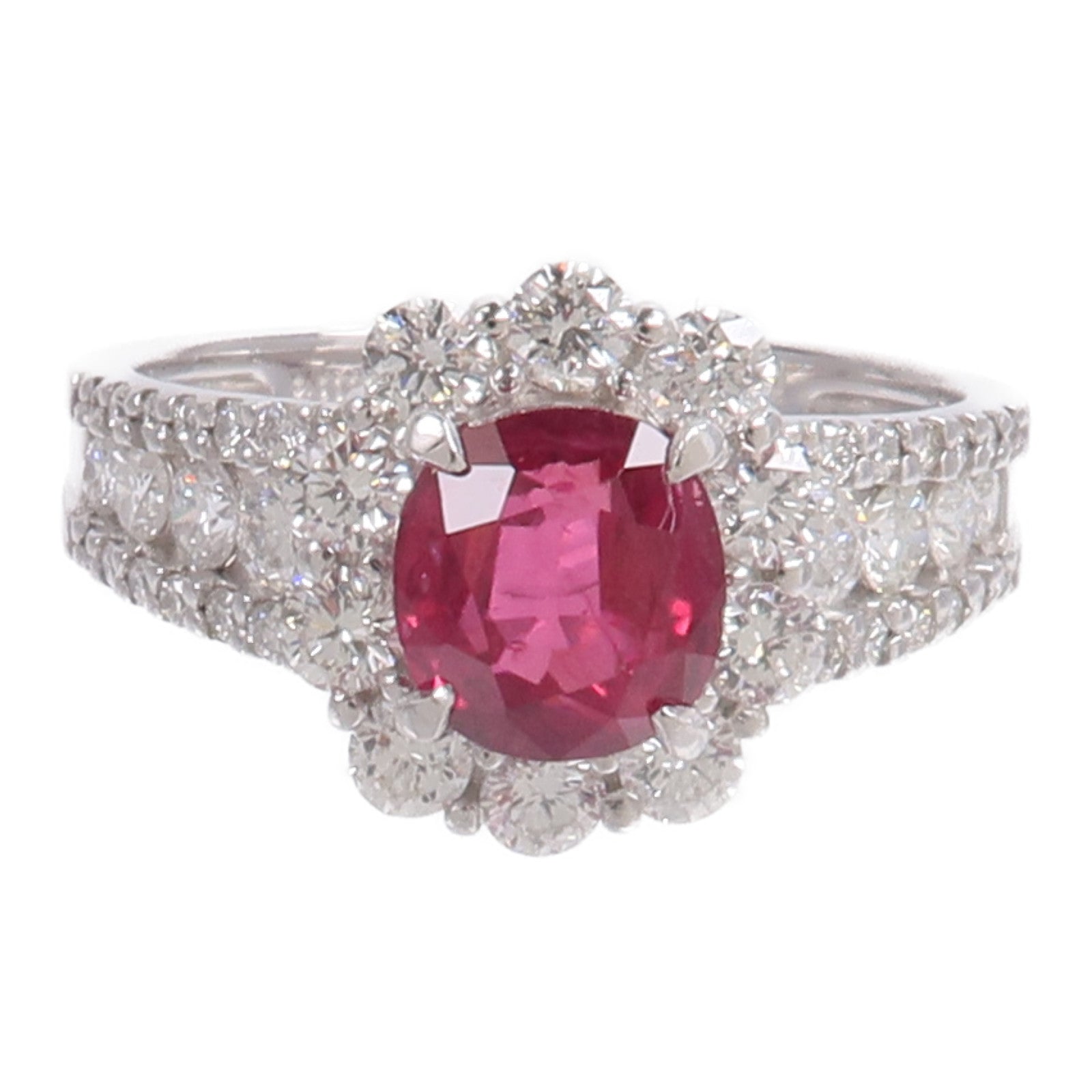 JEWELRY PT900鉑金Ruby Ring紅寶石戒指