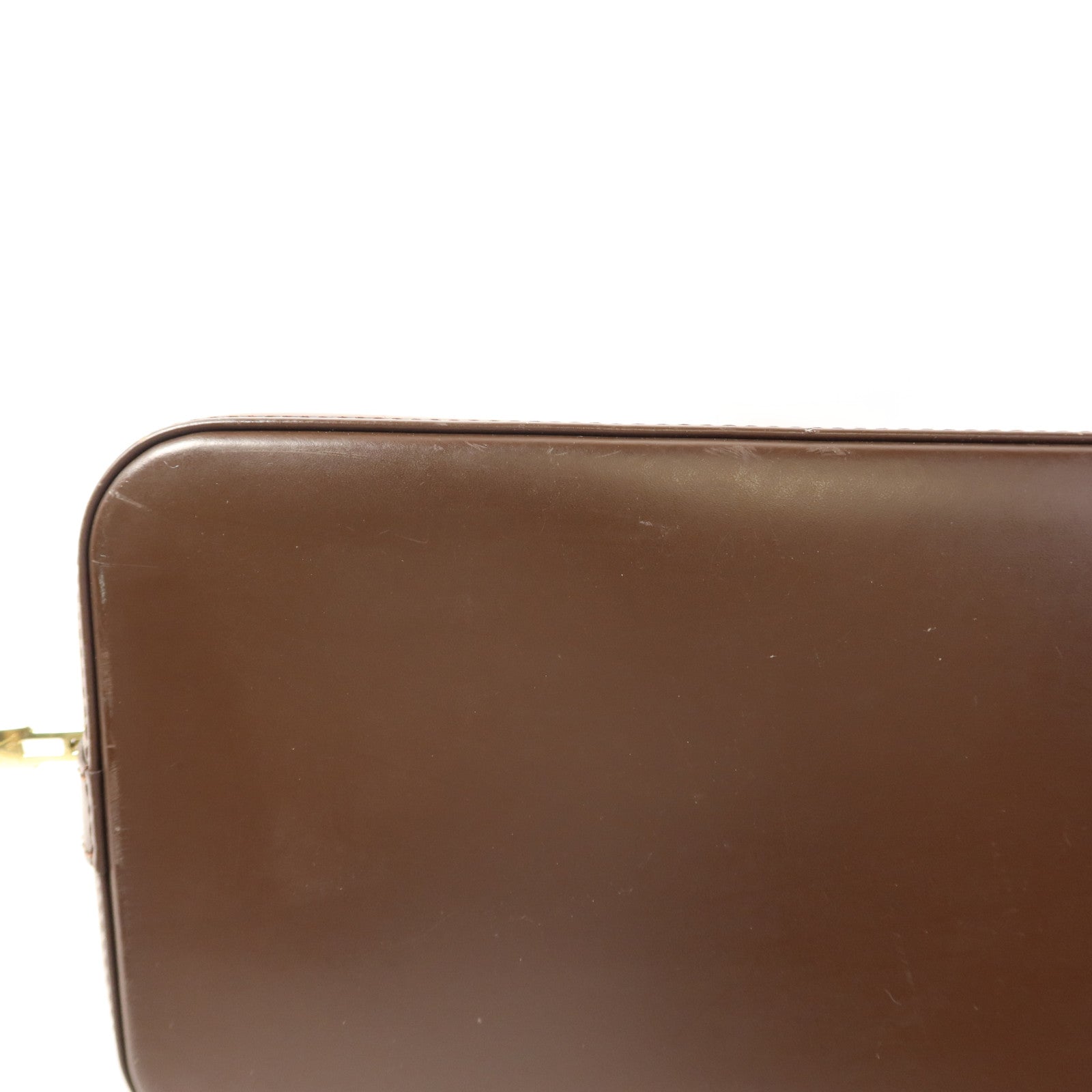 LOUIS VUITTON Damier Alma金扣手挽袋